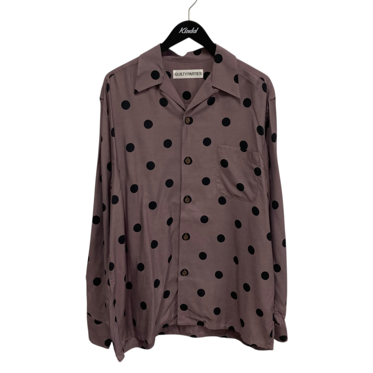 WACKO MARIA ドット長袖シャツ 古着・中古-1枚目のアイテム画像