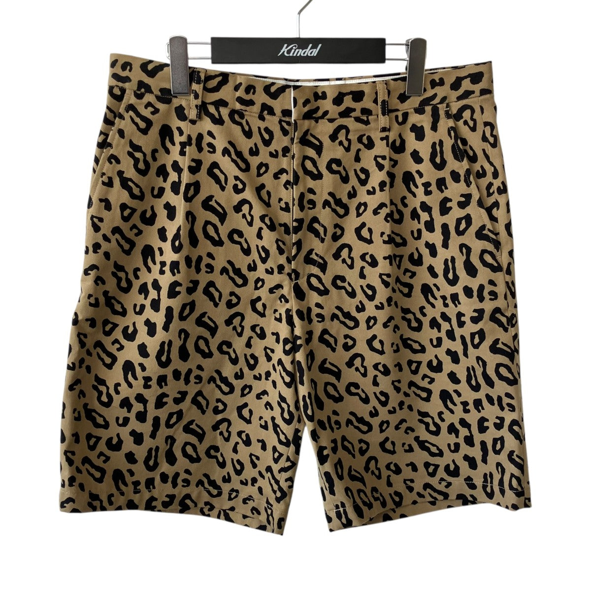 WACKO MARIA 25SSDICKIES LEOPARD PLEATED SHORT TROUSERSハーフパンツ25SS- WMP-DC03 古着・中古-1枚目のアイテム画像