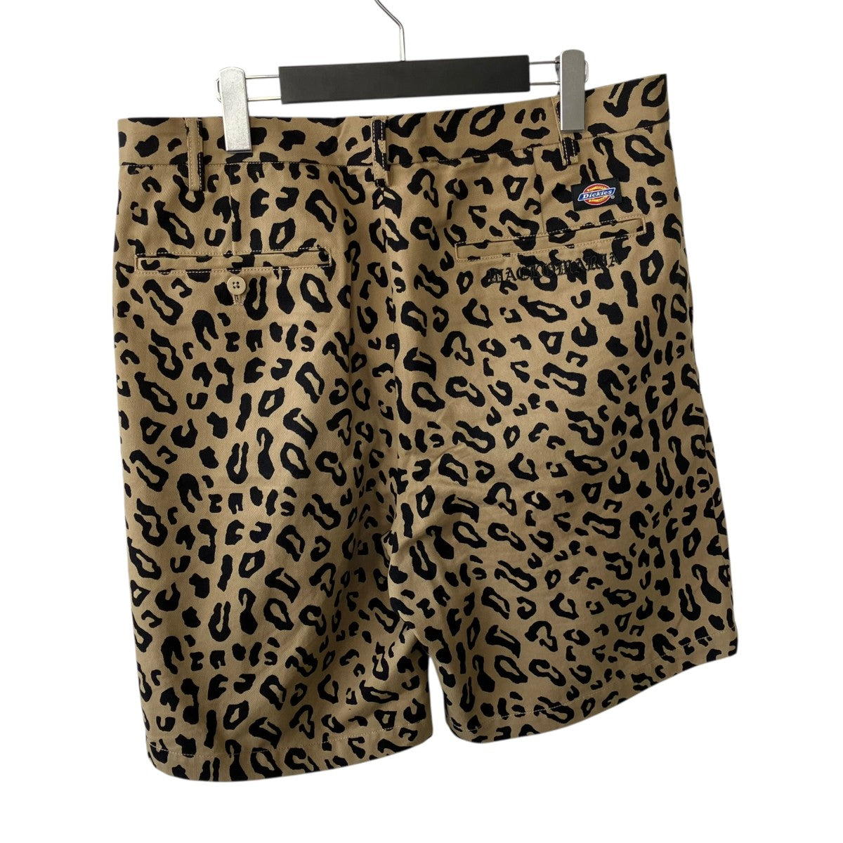 WACKO MARIA 25SSDICKIES LEOPARD PLEATED SHORT TROUSERSハーフパンツ25SS- WMP-DC03 古着・中古-2枚目のアイテム画像