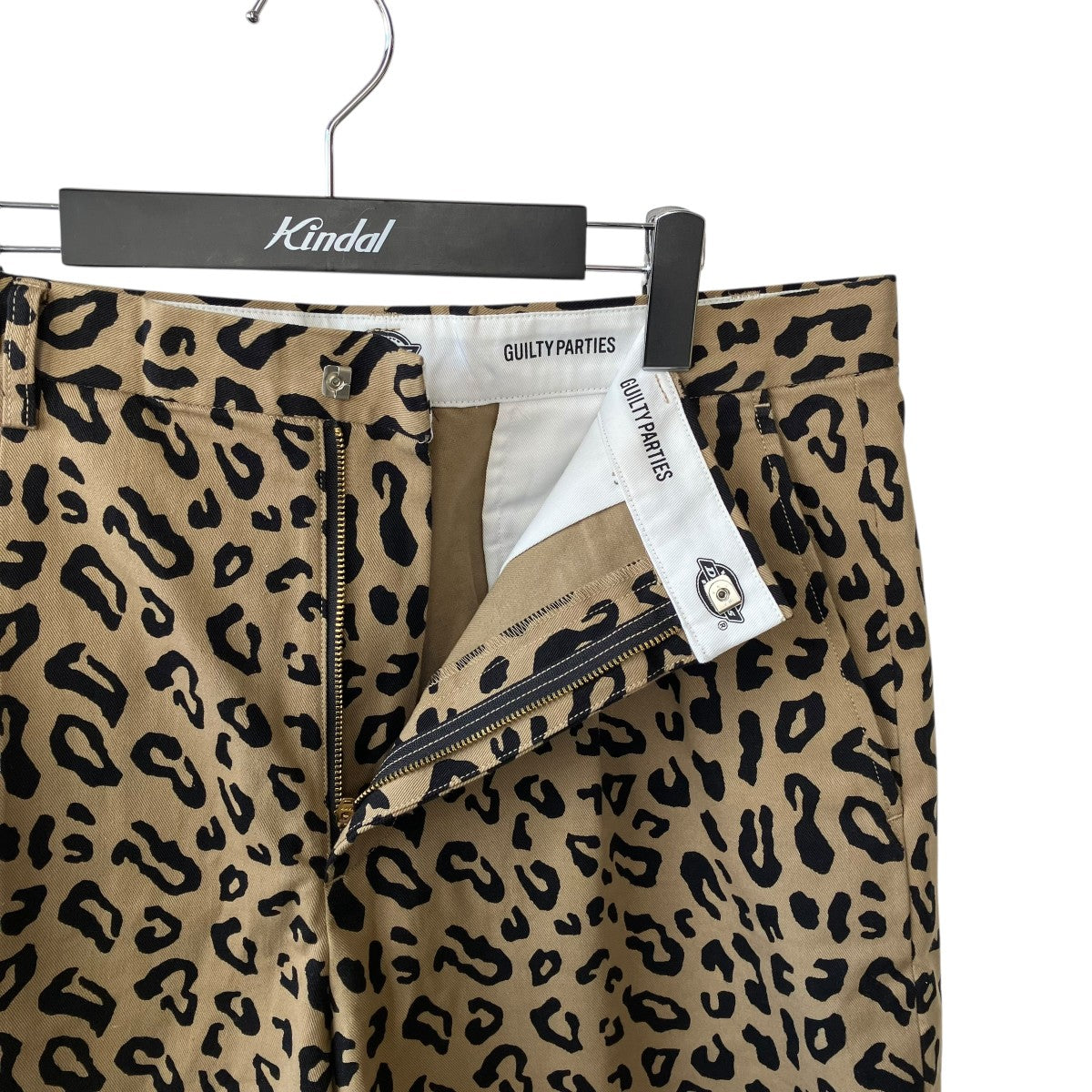 WACKO MARIA 25SSDICKIES LEOPARD PLEATED SHORT TROUSERSハーフパンツ25SS- WMP-DC03 古着・中古-3枚目のアイテム画像