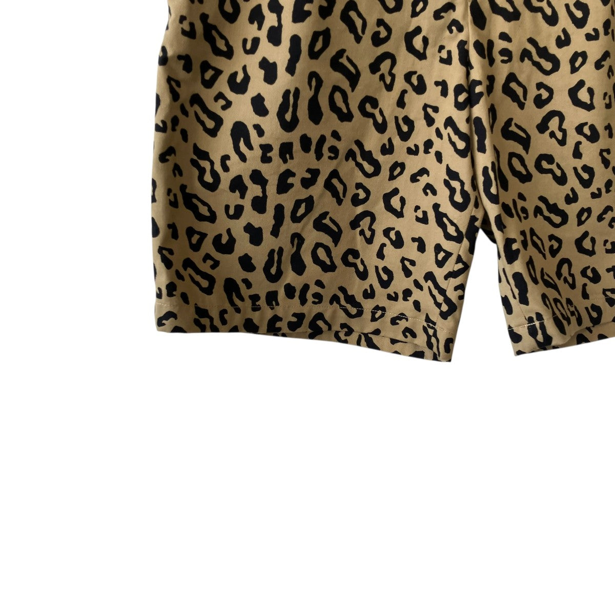 WACKO MARIA 25SSDICKIES LEOPARD PLEATED SHORT TROUSERSハーフパンツ25SS- WMP-DC03 古着・中古-4枚目のアイテム画像