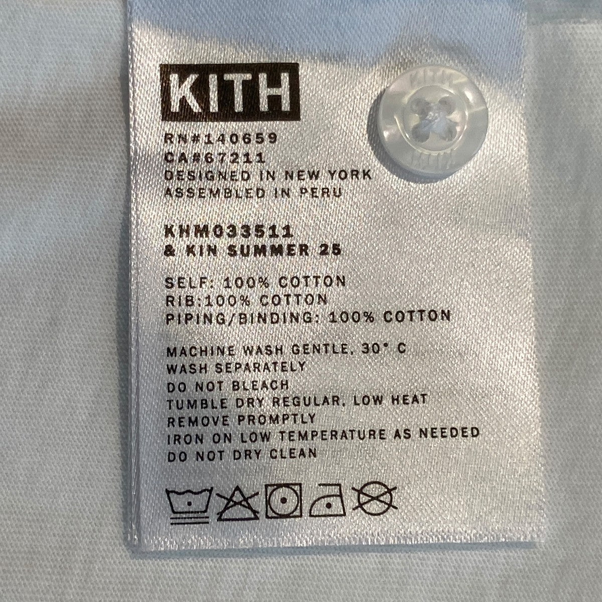 KITH(キス) Pima Jersey Short-Sleeve Heathrow Poloポロシャツ KITH(キス) Pima Jersey Short-Sleeve Heathrow Poloポロシャツ