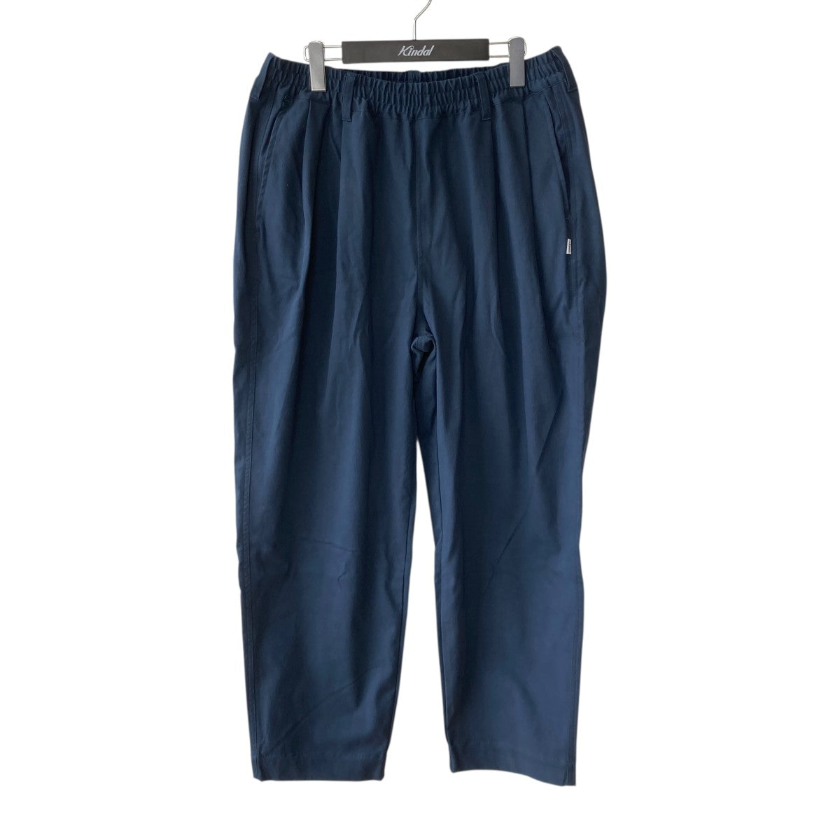 KEBOZ COTTON TWILL EASY PANTSイージーワイドパンツ ネイビー サイズ