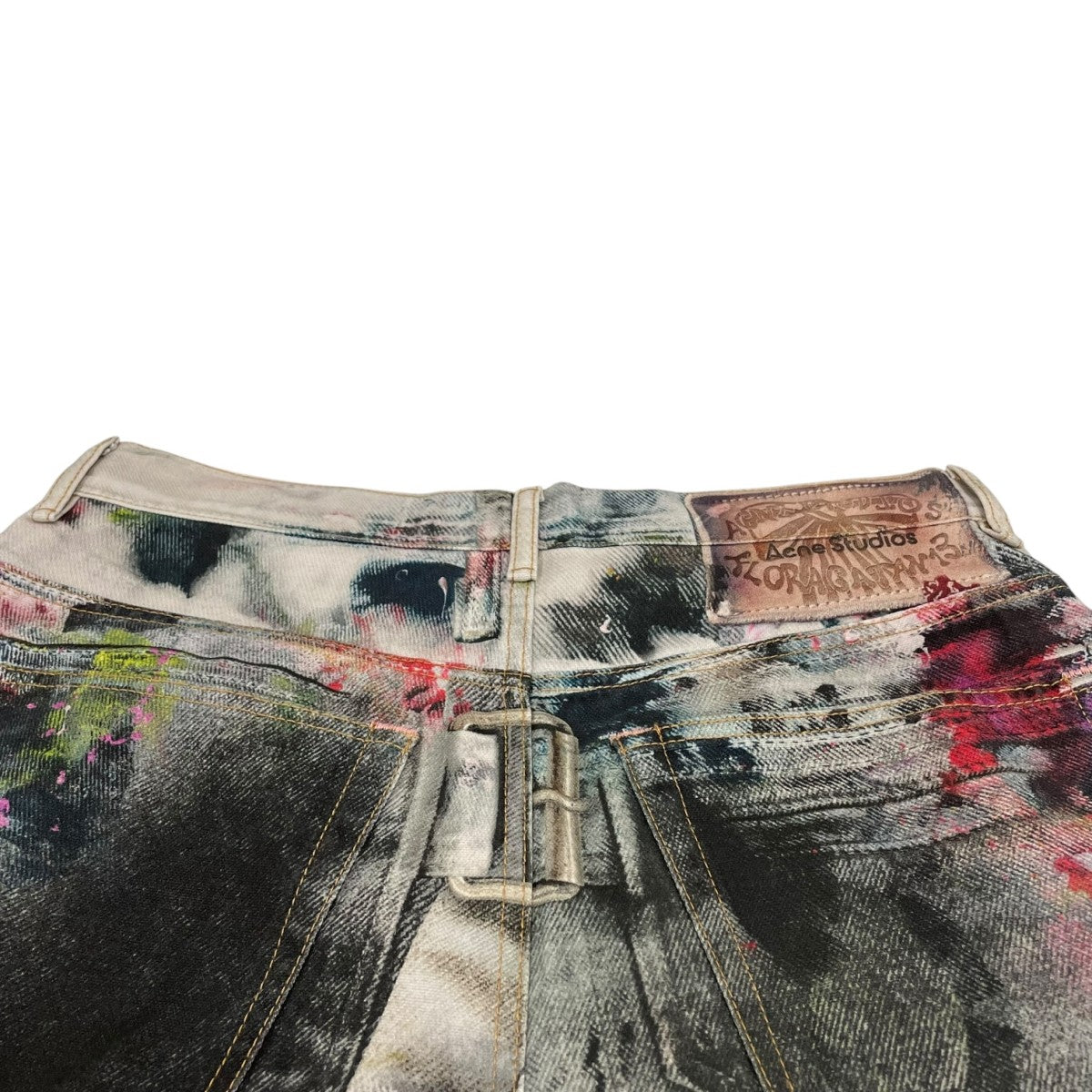 ACNE STUDIOS(アクネストゥディオズ) Graffiti Shorts総柄ハーフパンツ