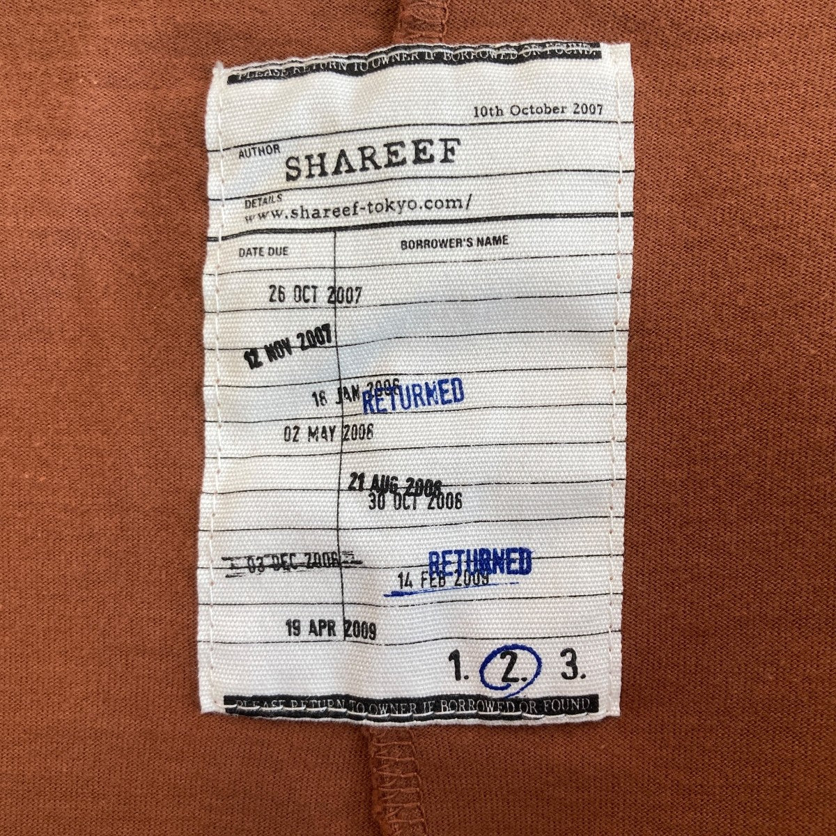 SHAREEF 半袖カットソーSH-1353B 古着・中古-6枚目のアイテム画像