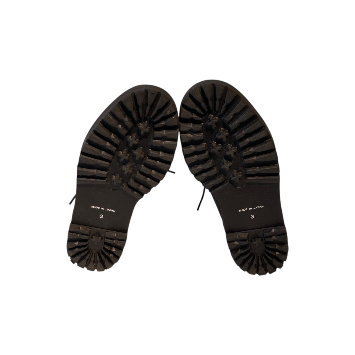 GLASS LEATHER FRINGE TONGUE SHOESレザーシューズYJ-E02-711