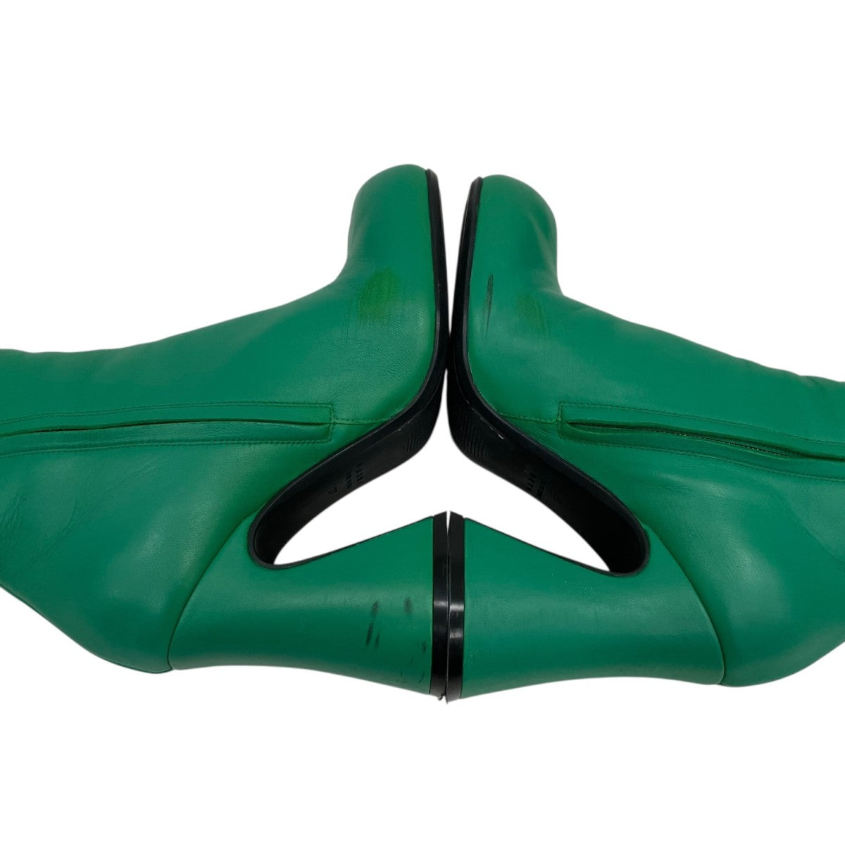 MARNI(マルニ) レザーライニング ロングブーツ グリーン サイズ 37