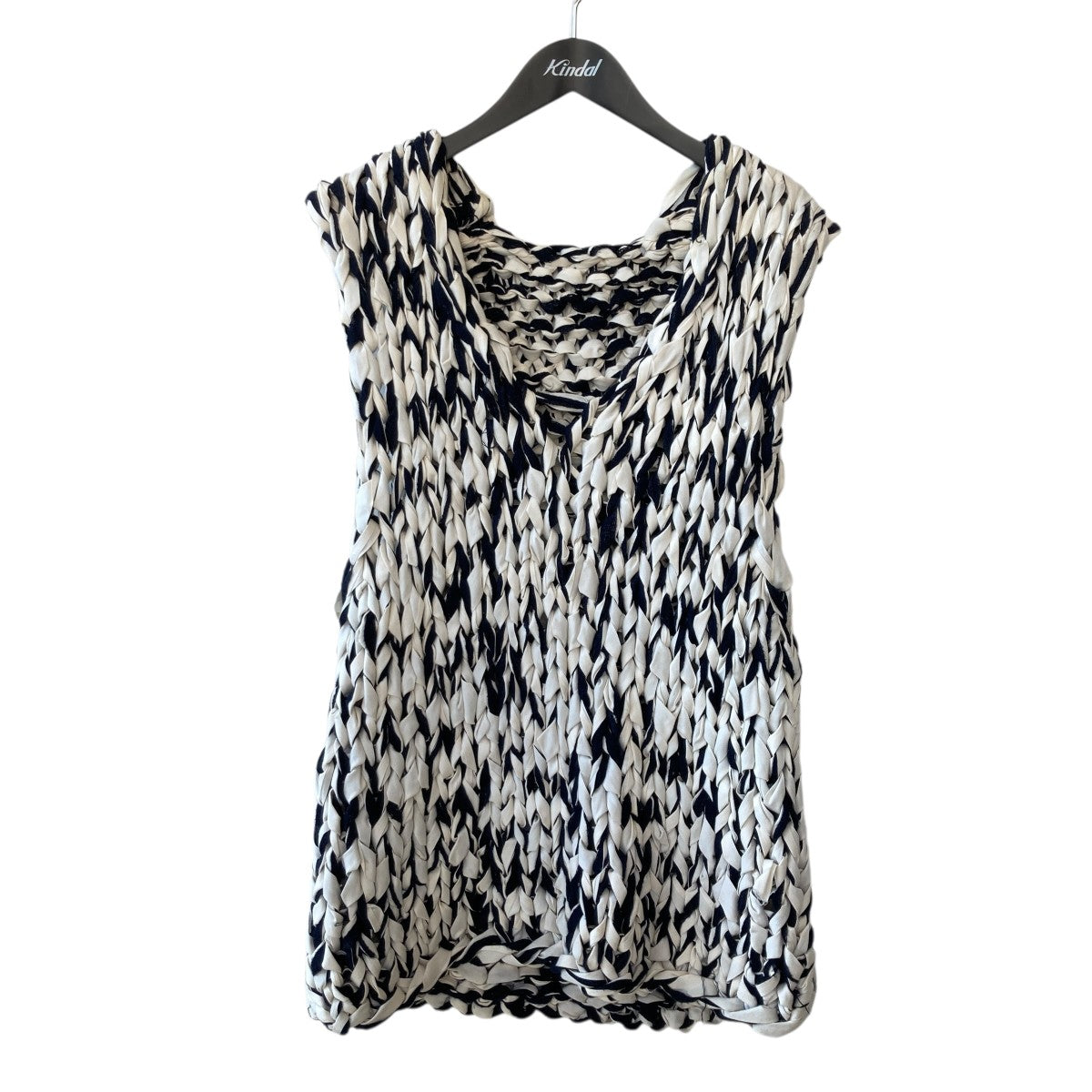 Crying KnitVネック ニットベスト21ss-k-01