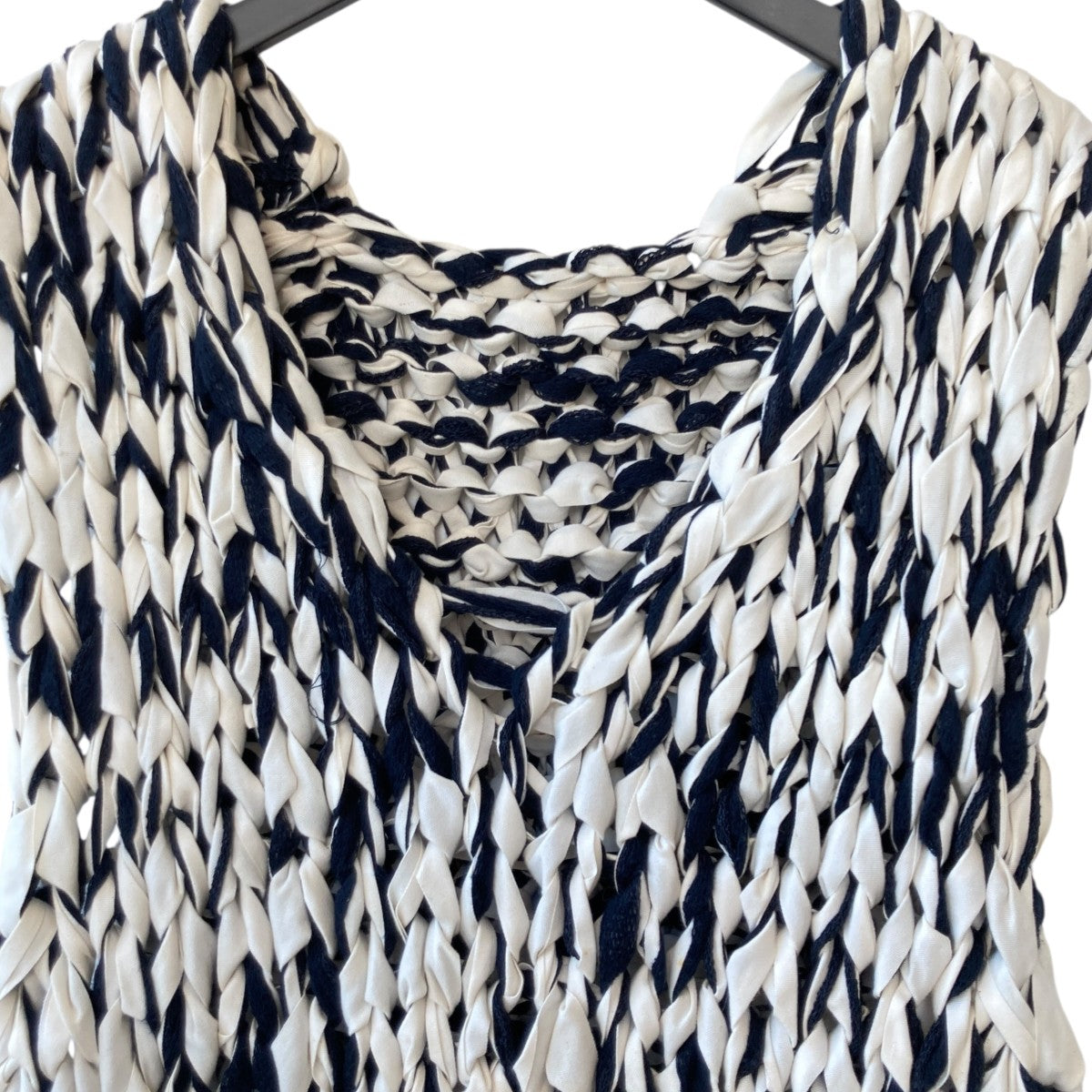 Crying KnitVネック ニットベスト21ss-k-01