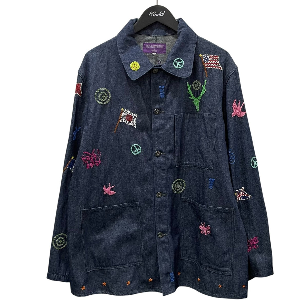 NEPENTHES×OTAKARA NYC 24SS ハンド刺繍デニムカバーオール OT1498