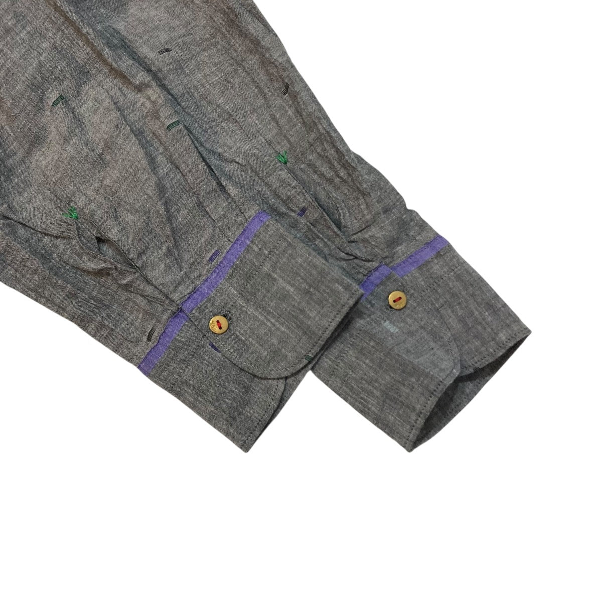 25SSOPEN JAMDANI SHIRTS長袖シャツMT5103-0611
