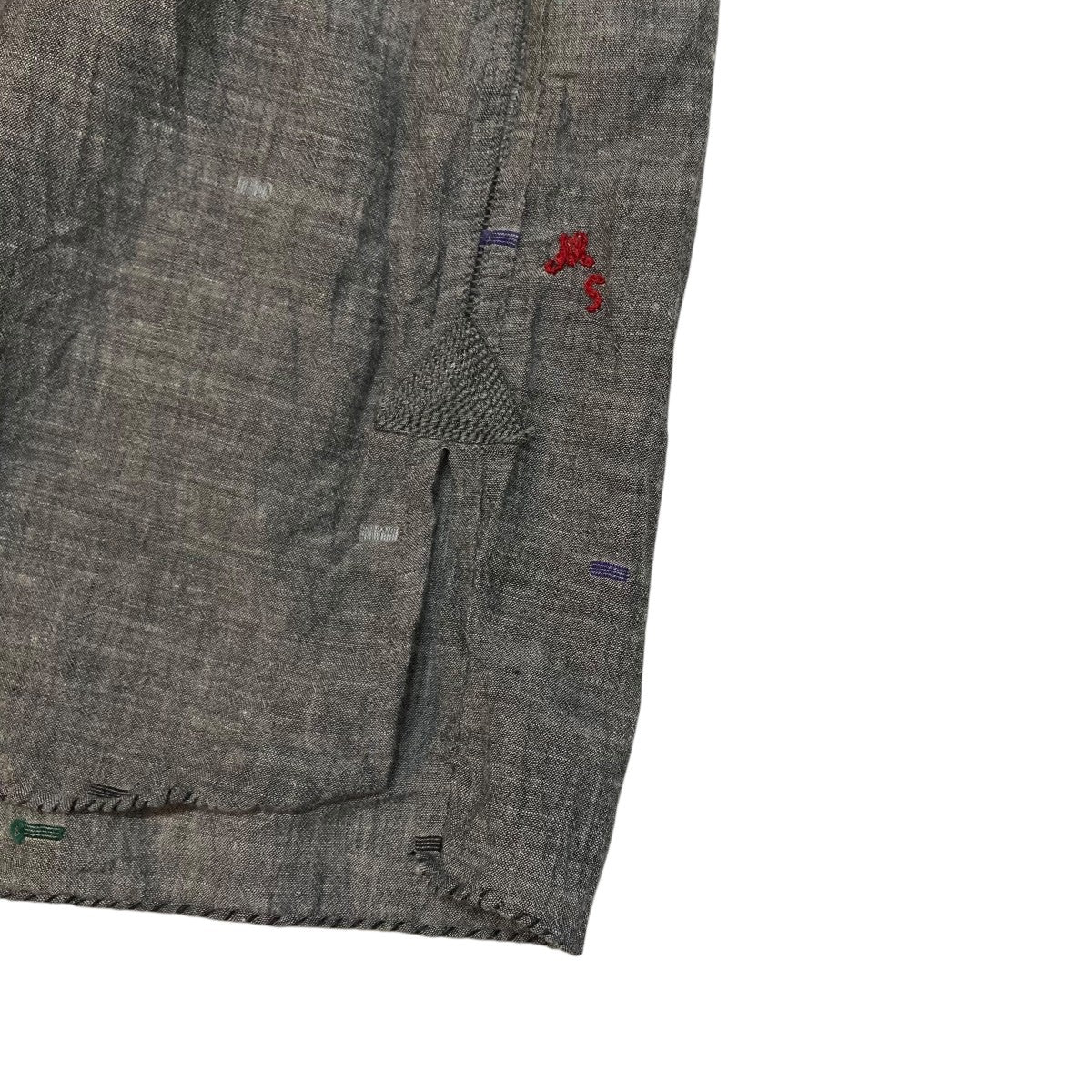 25SSOPEN JAMDANI SHIRTS長袖シャツMT5103-0611