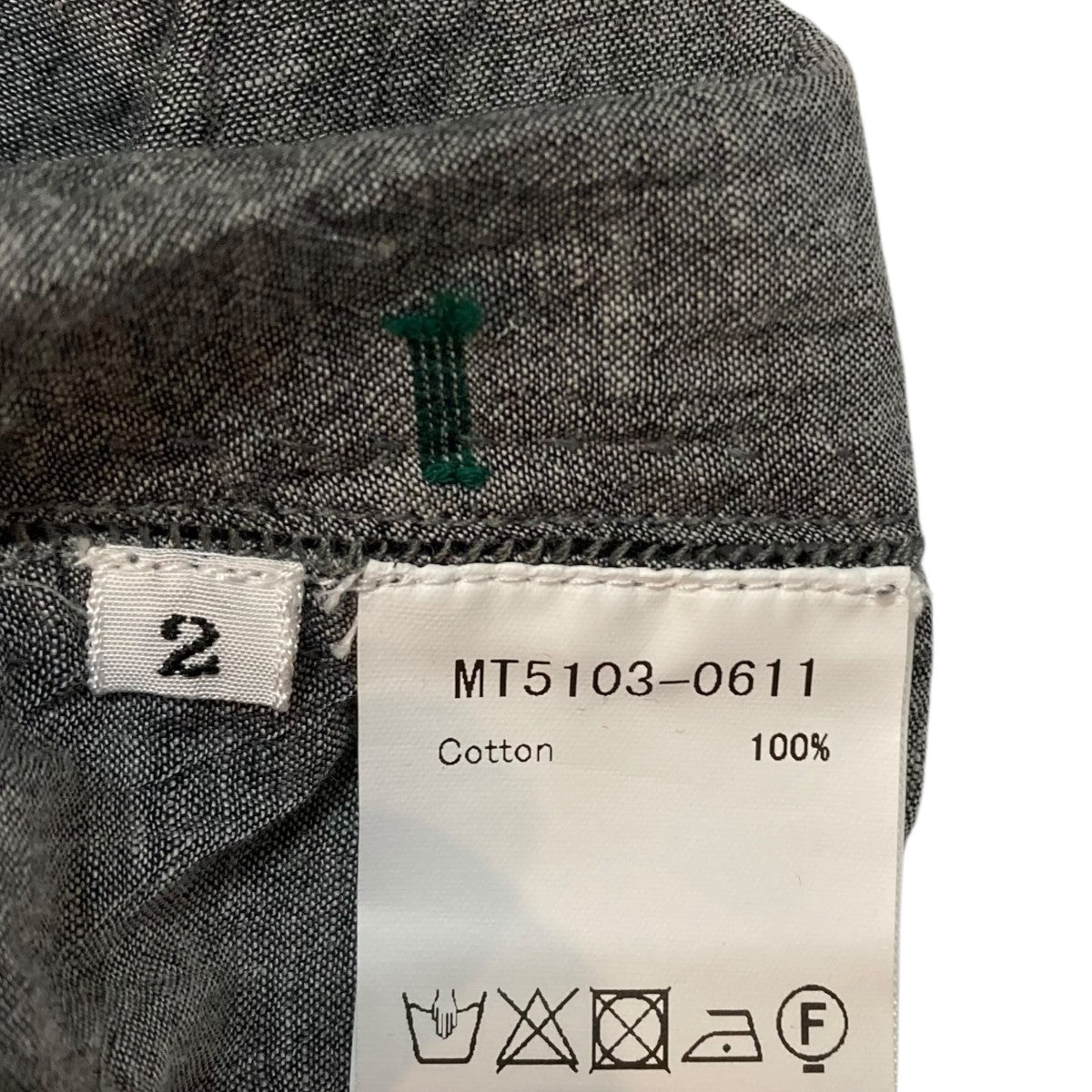 25SSOPEN JAMDANI SHIRTS長袖シャツMT5103-0611