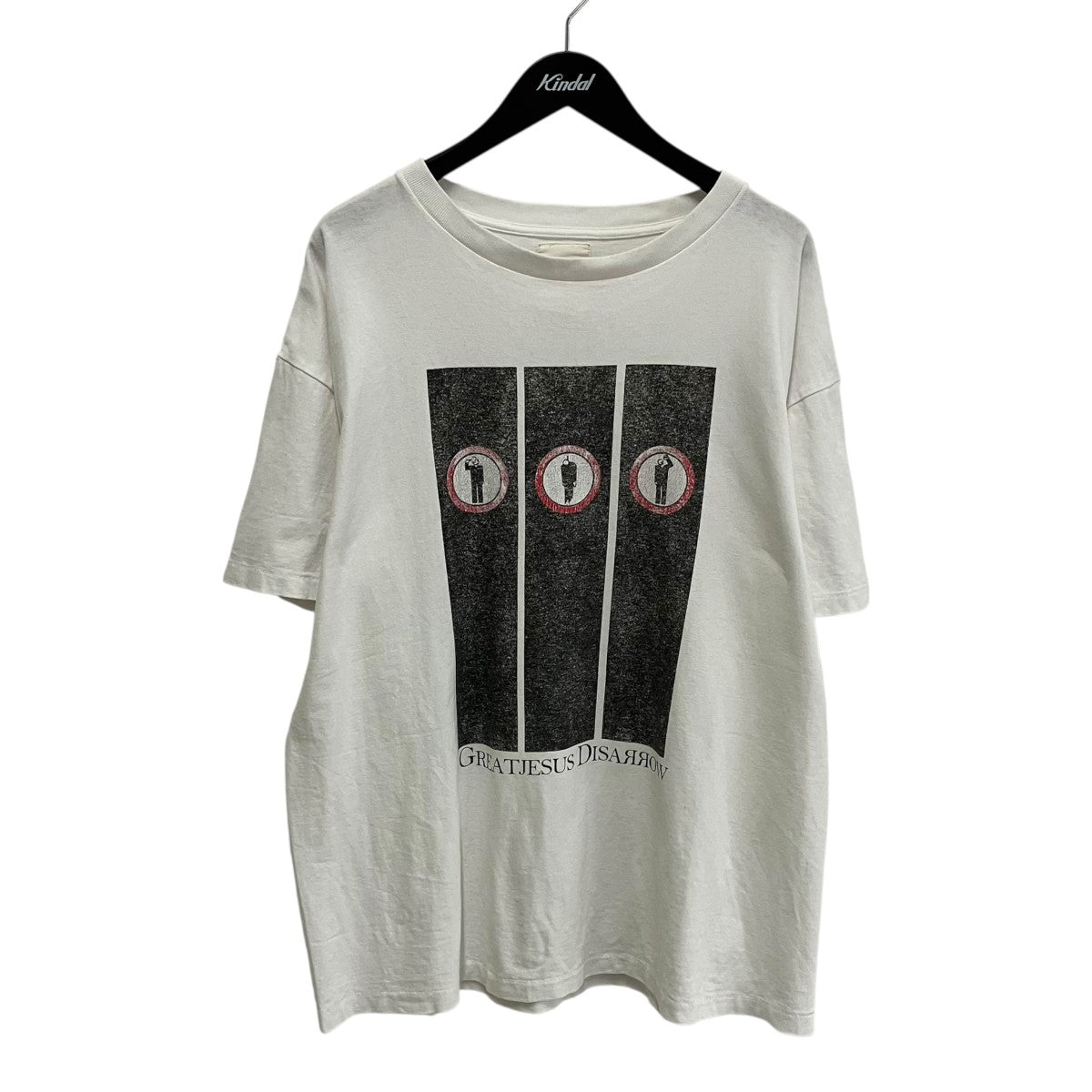 Great Land greatLAnd ORIGINAL JESUS TEE WHITE半袖カットソー 古着・中古-1枚目のアイテム画像