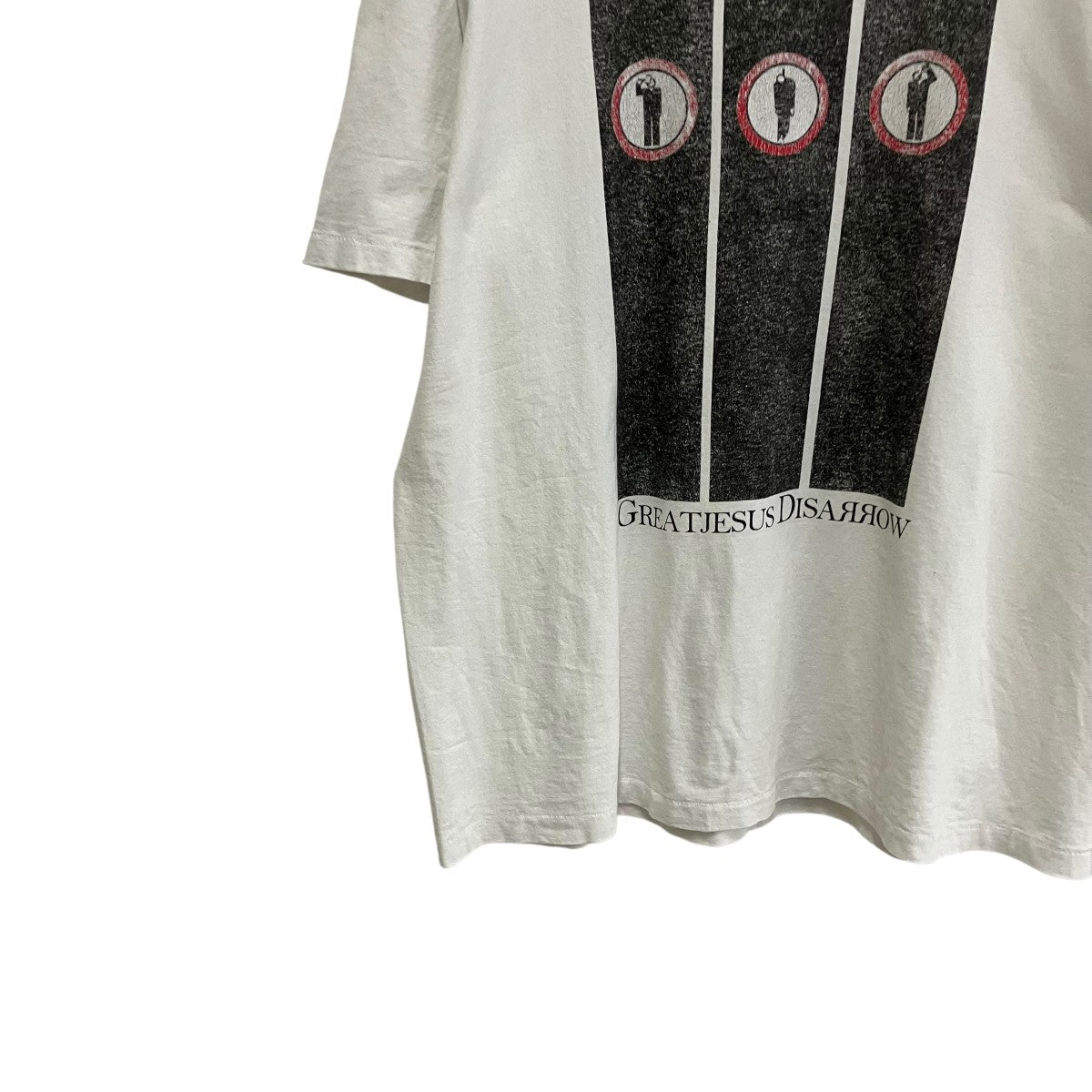 Great Land greatLAnd ORIGINAL JESUS TEE WHITE半袖カットソー 古着・中古-4枚目のアイテム画像