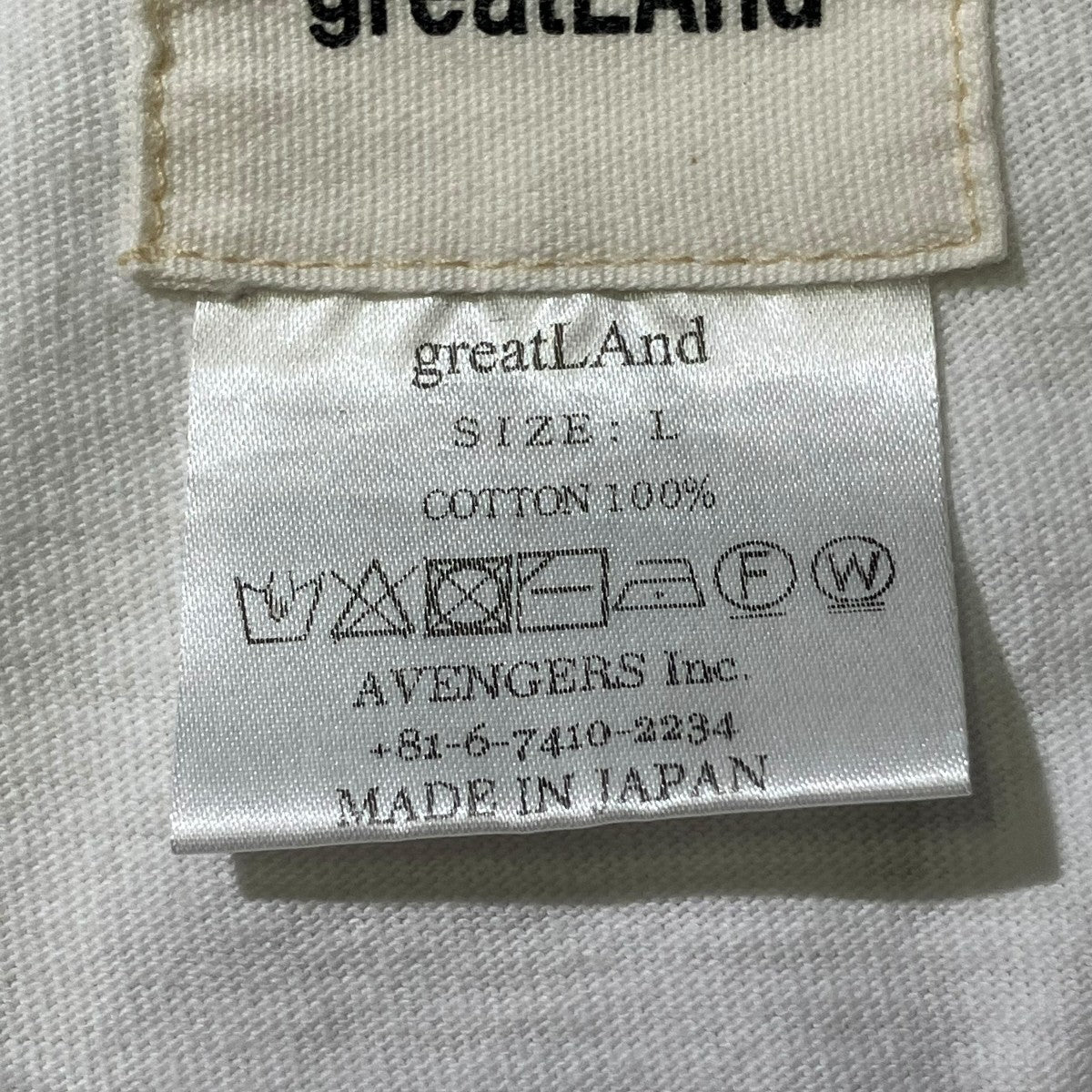 Great Land greatLAnd ORIGINAL JESUS TEE WHITE半袖カットソー 古着・中古-5枚目のアイテム画像