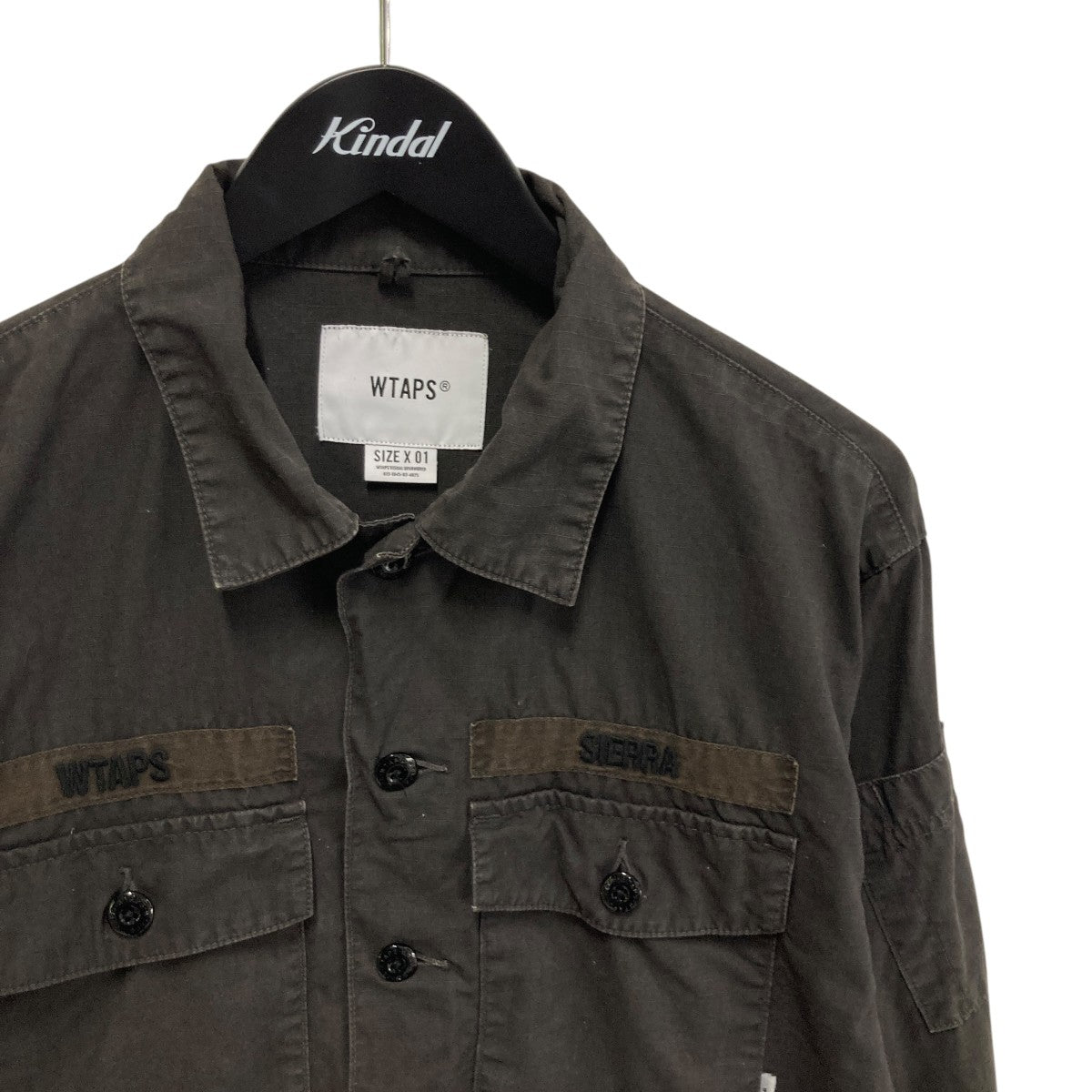 WTAPS BUDS LS SHIRTシャツ201BRDT-SHM02 古着・中古-3枚目のアイテム画像