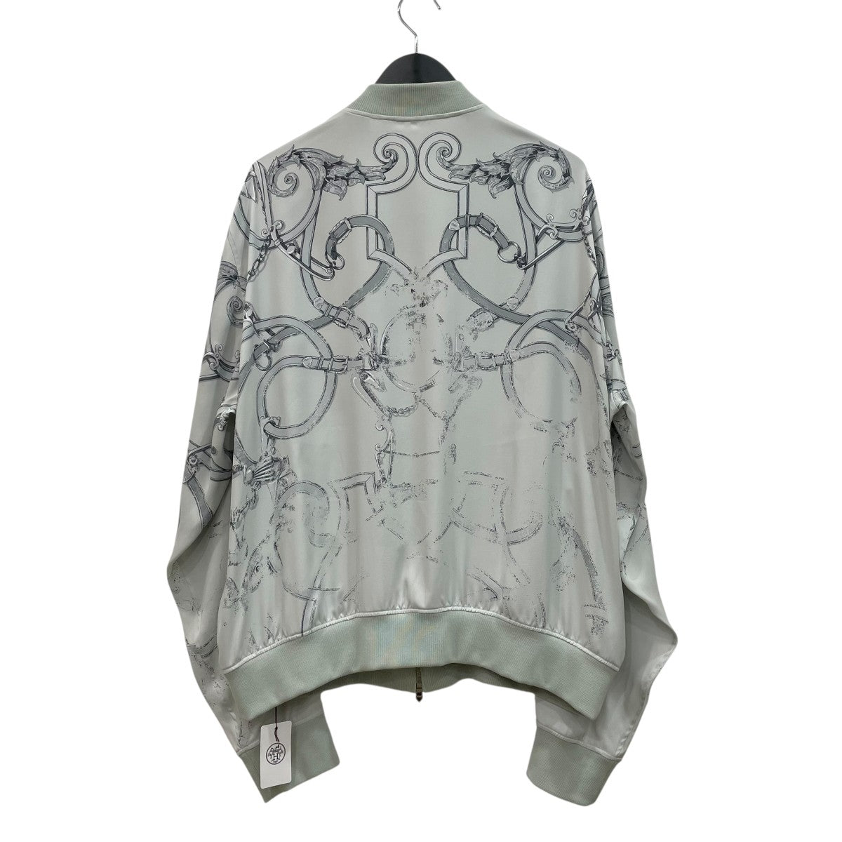 HERMES 帝王学シルクジャケット 古着・中古-2枚目のアイテム画像