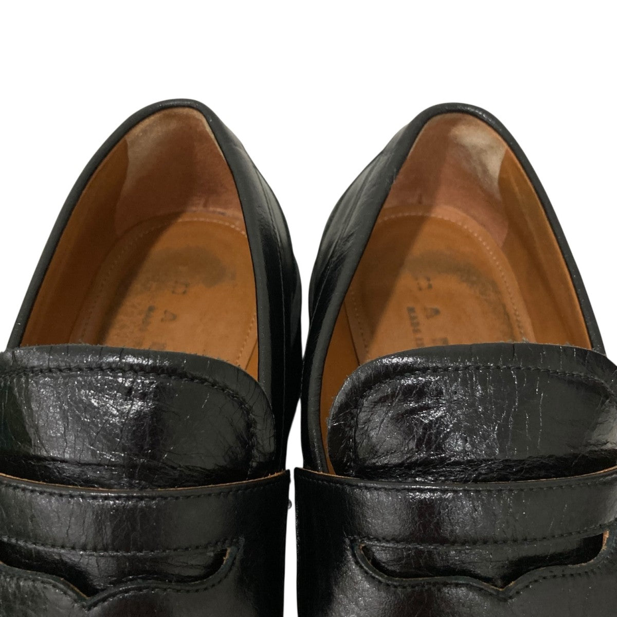 MARNI(マルニ) リングピアス スクエアトゥ コインローファー ブラック  