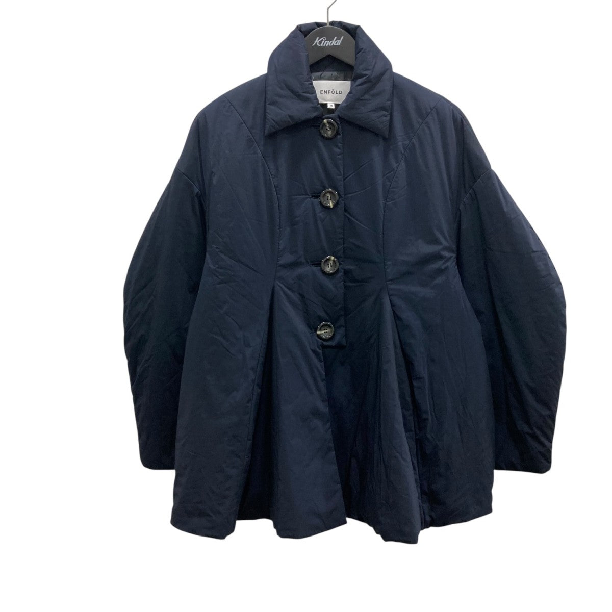 ジャケット・アウター ENFOLD PANEL PADDED COAT size 38 BLK ENFOLD PANEL PADDED COAT size 38 BLK - メルカリ