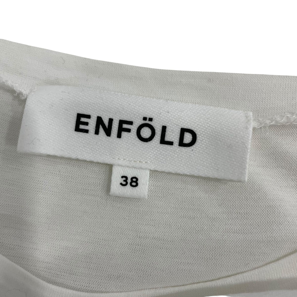 ENFOLD コットンレイヤードドロップドレス半袖ワンピース300DS3831320 古着・中古-7枚目のアイテム画像