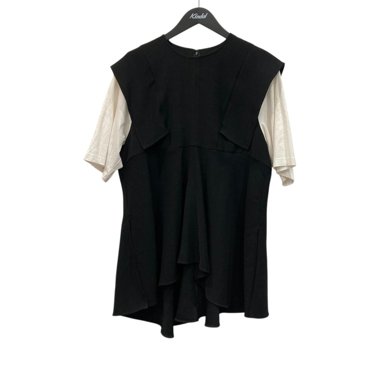 ENFOLD SLEEVE-LAYERED PULLOVER半袖ブラウス300HA230-2690 古着・中古-1枚目のアイテム画像