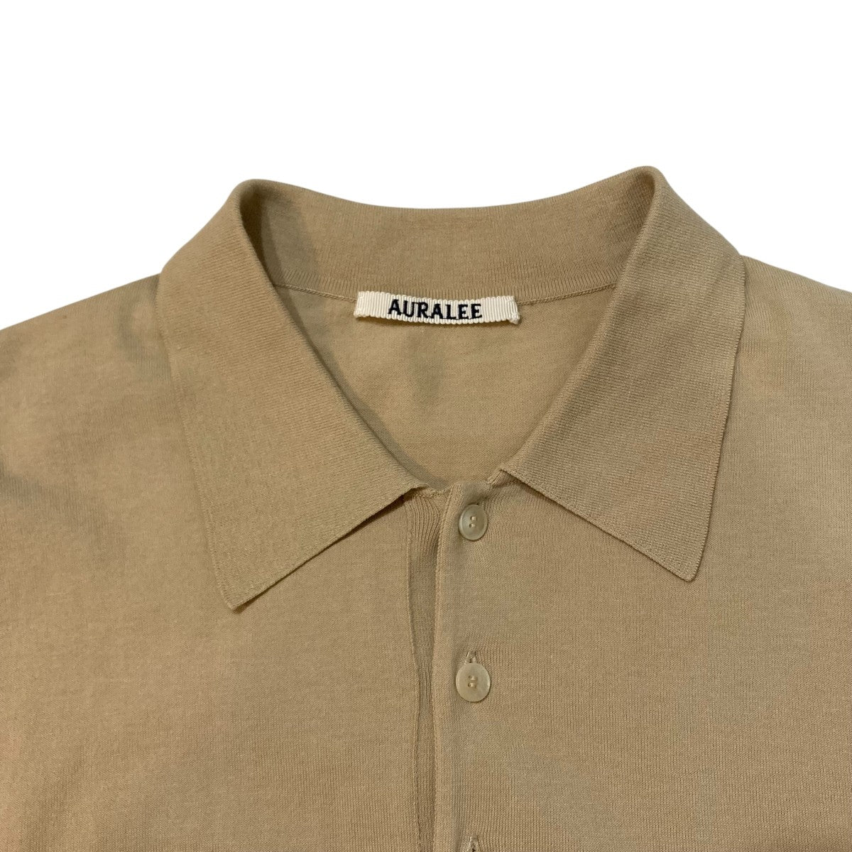 SUPER HIGH GAUGE COTTON KNIT POLOポロシャツA23SP03PD