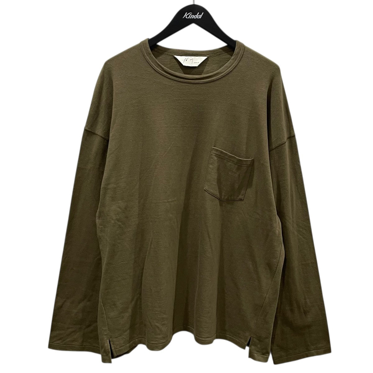 長袖カットソー C／R OVER CREWNECK LS T-SHIRT コットンレーヨン オーバークルーネック ロングスリーブティーシャツ ANC-CT74