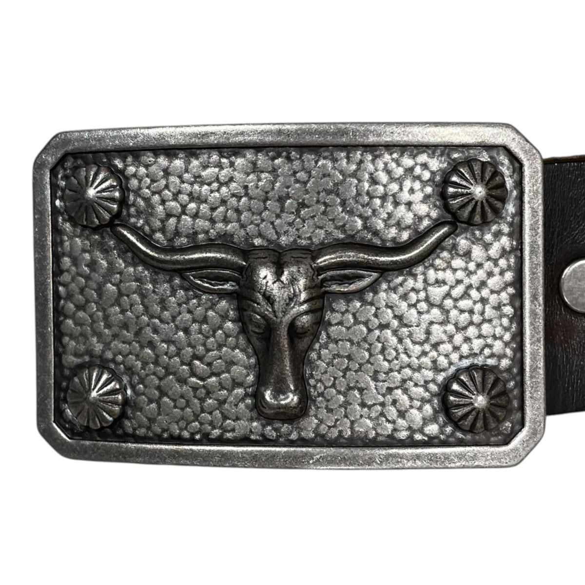 RRL(ダブルアールエル) バッファローバックルスタッズレザーベルト