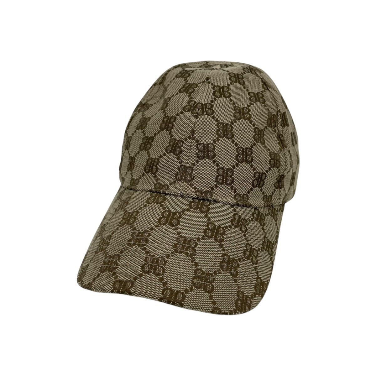 BALENCIAGA×GUCCI HAT HACKER CAPキャップ ベージュ サイズ L