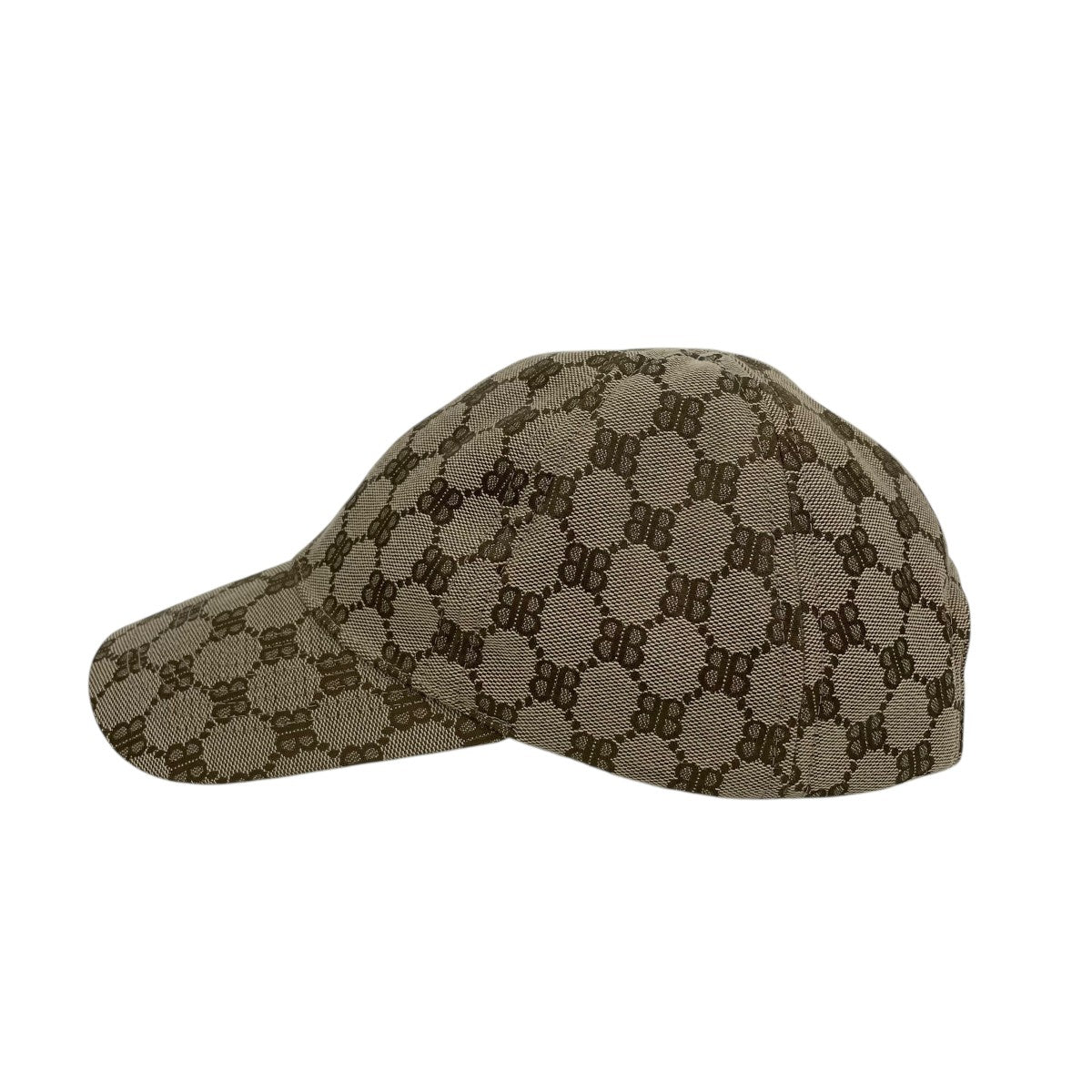 BALENCIAGA×GUCCI HAT HACKER CAPキャップ ベージュ サイズ L