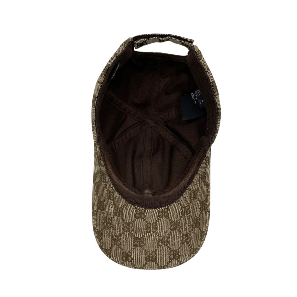 BALENCIAGA×GUCCI HAT HACKER CAPキャップ ベージュ サイズ L