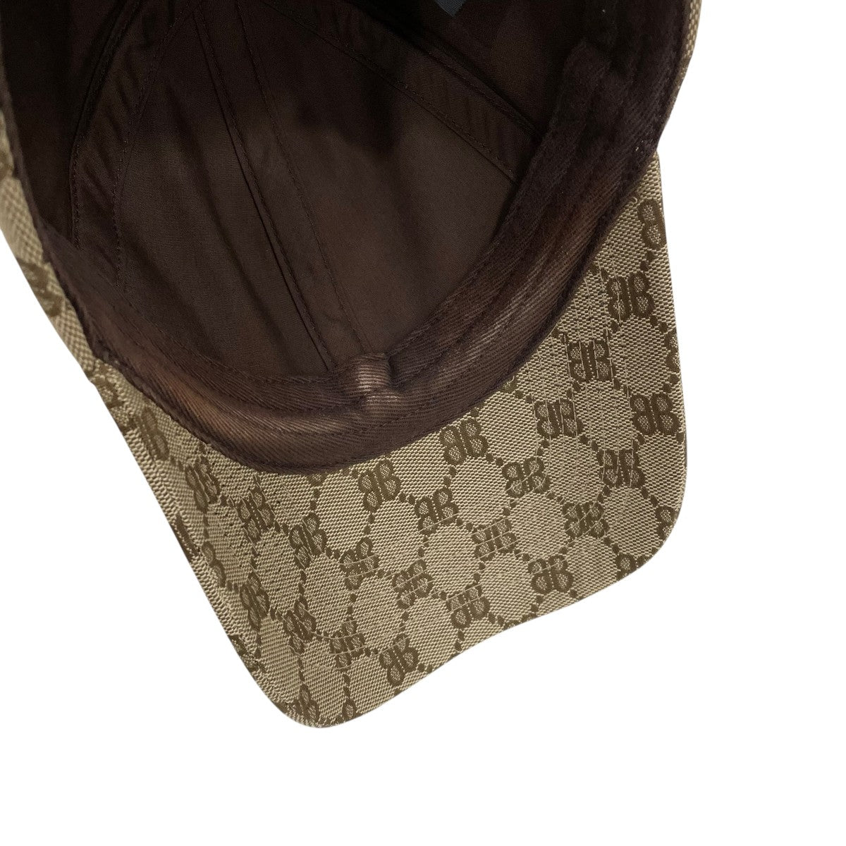 BALENCIAGA×GUCCI HAT HACKER CAPキャップ ベージュ サイズ L