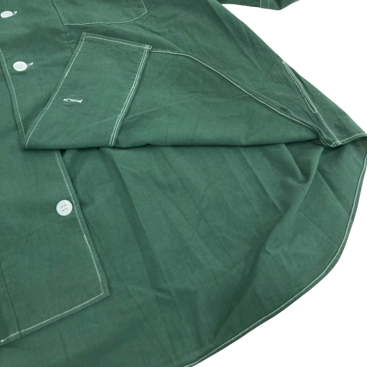 COMME des GARCONS HOMME 染色加工 ホワイトステッチ AD1998長袖シャツHB100410 古着・中古-5枚目のアイテム画像
