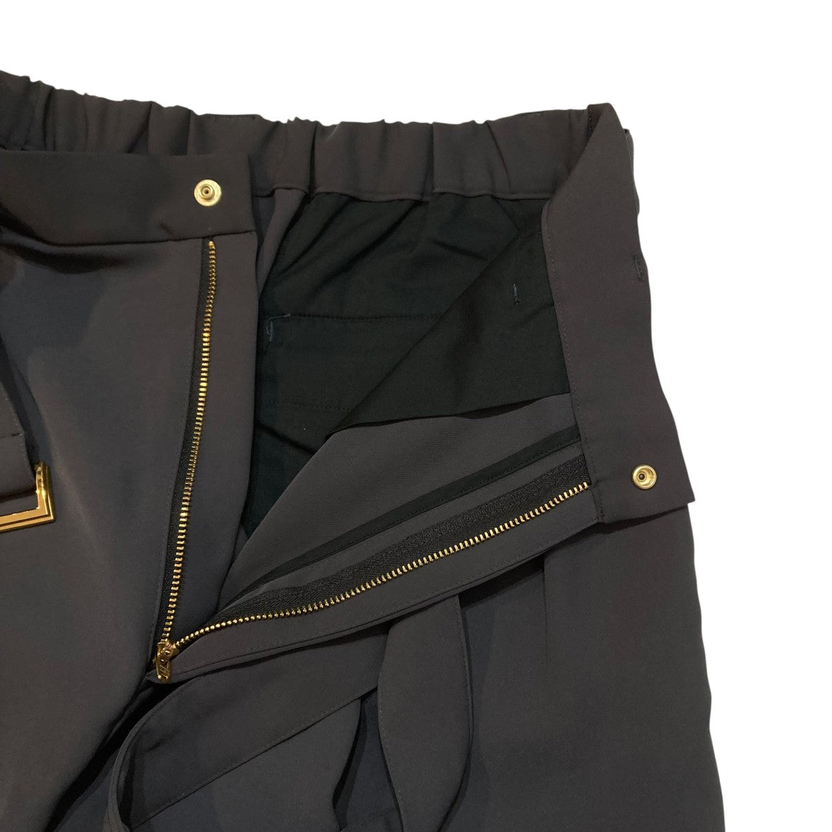 2Tuck Pants with Long Belt for STUDIOUS2タックパンツCU-021-ST