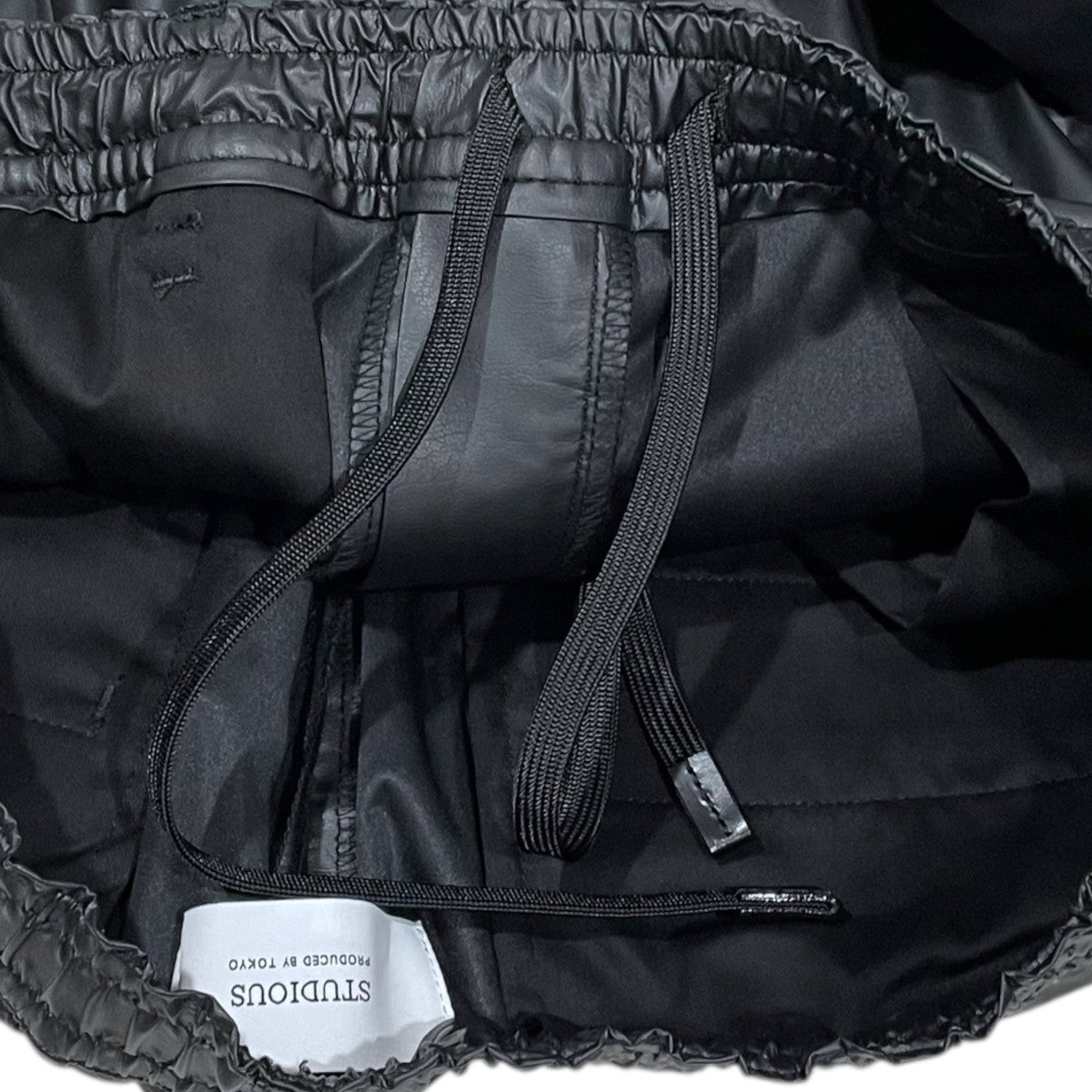 N．HOOLYWOOD×STUDIOUS 24SS フェイクレザーパンツ 2246-PT01-043 古着・中古-3枚目のアイテム画像