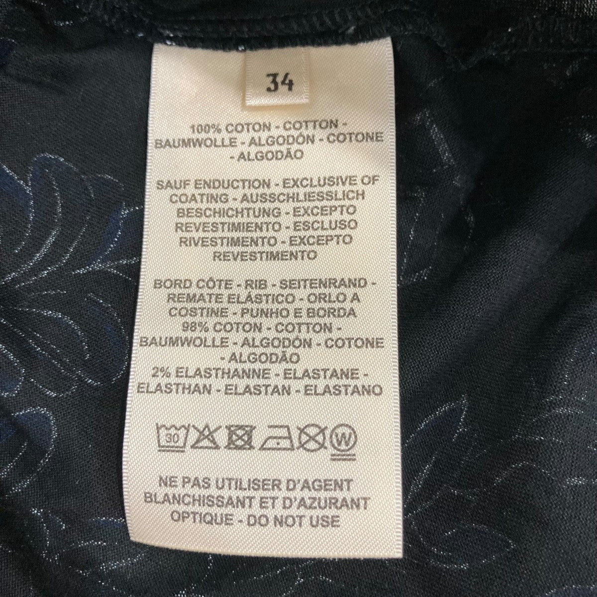 HERMES(エルメス) プリント半袖Tシャツ4E4651DC 4E4651DC ブラック