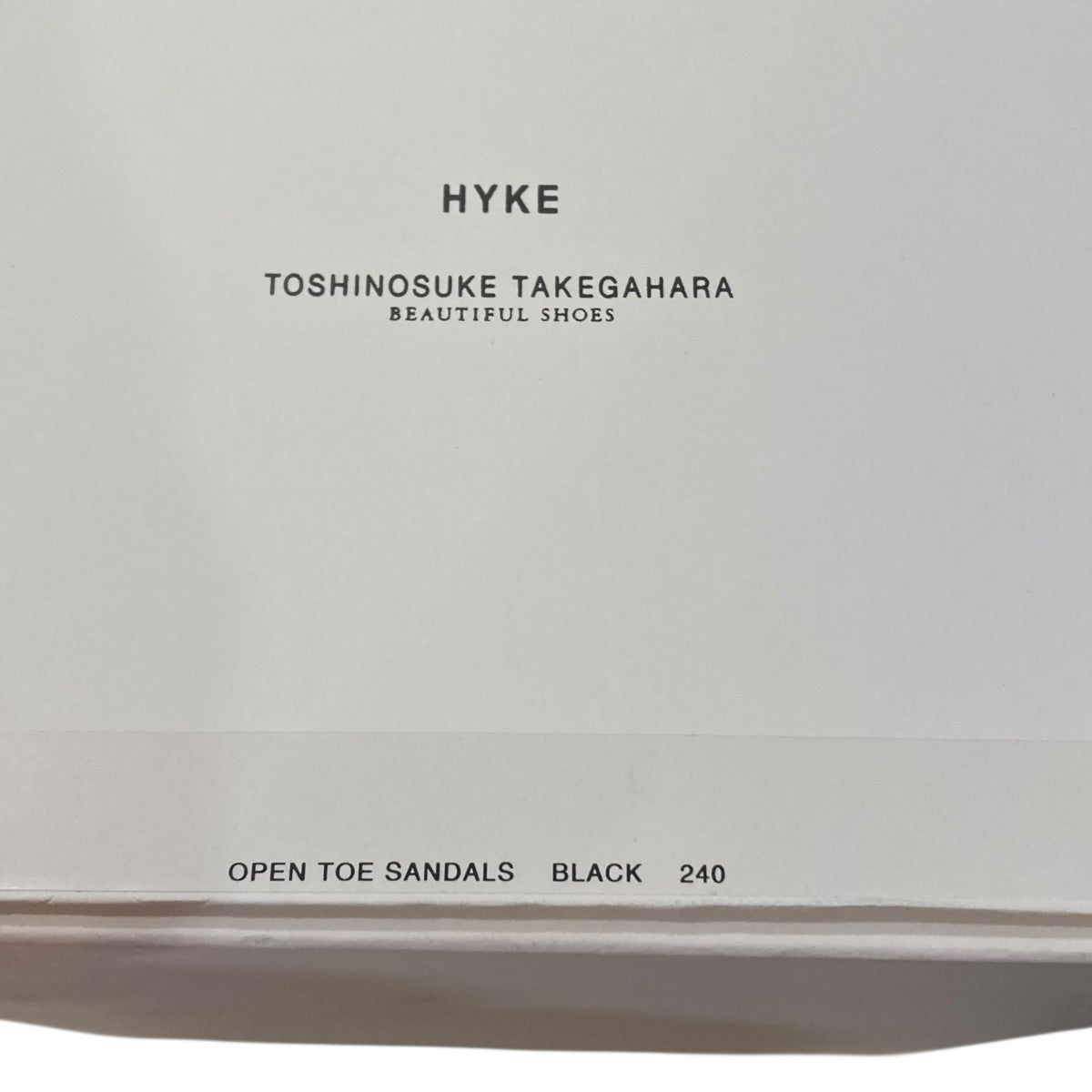 HYKE OPEN TOE SANDALS ストラップサンダル 19308240 古着・中古-10枚目のアイテム画像