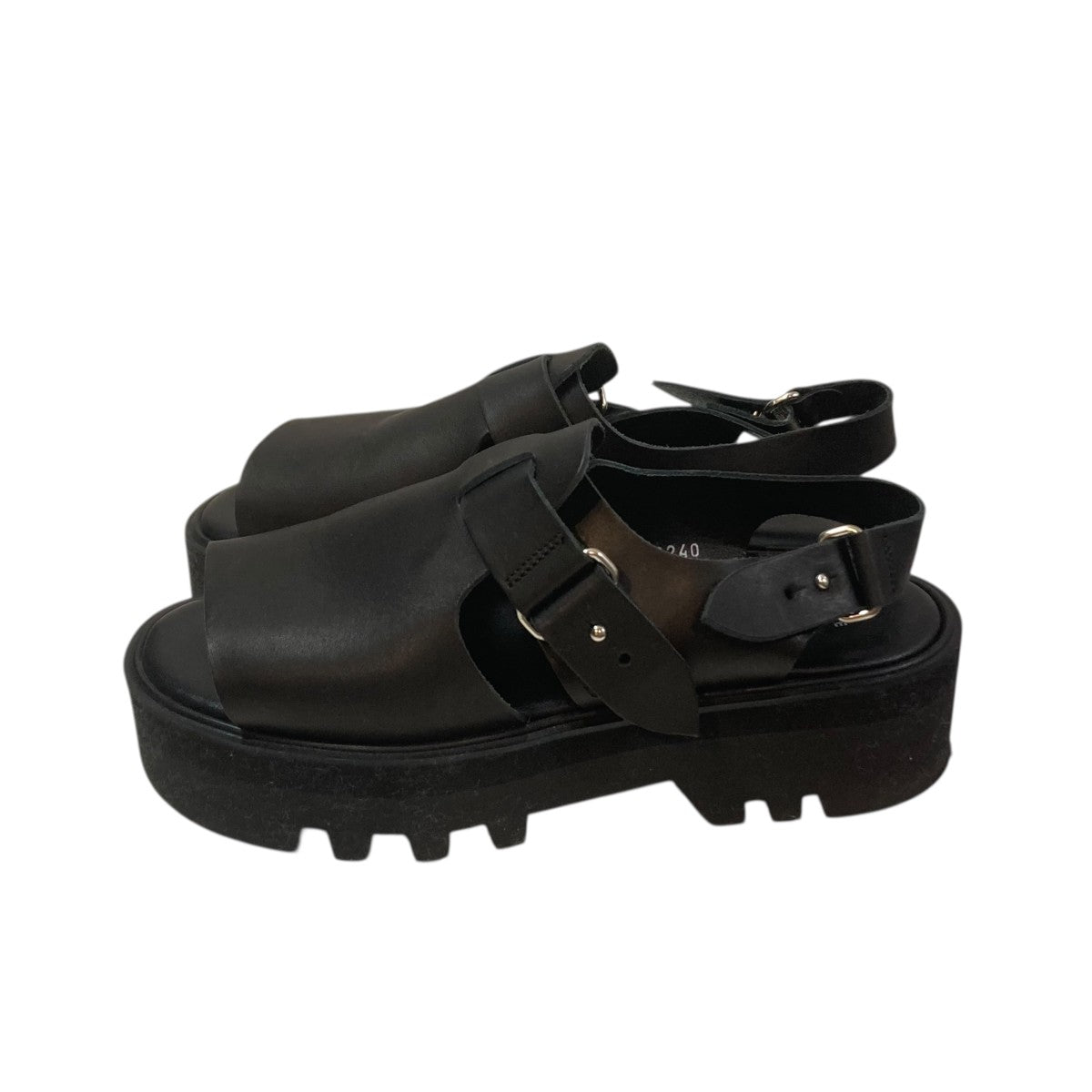 HYKE OPEN TOE SANDALS ストラップサンダル 19308240 古着・中古-2枚目のアイテム画像