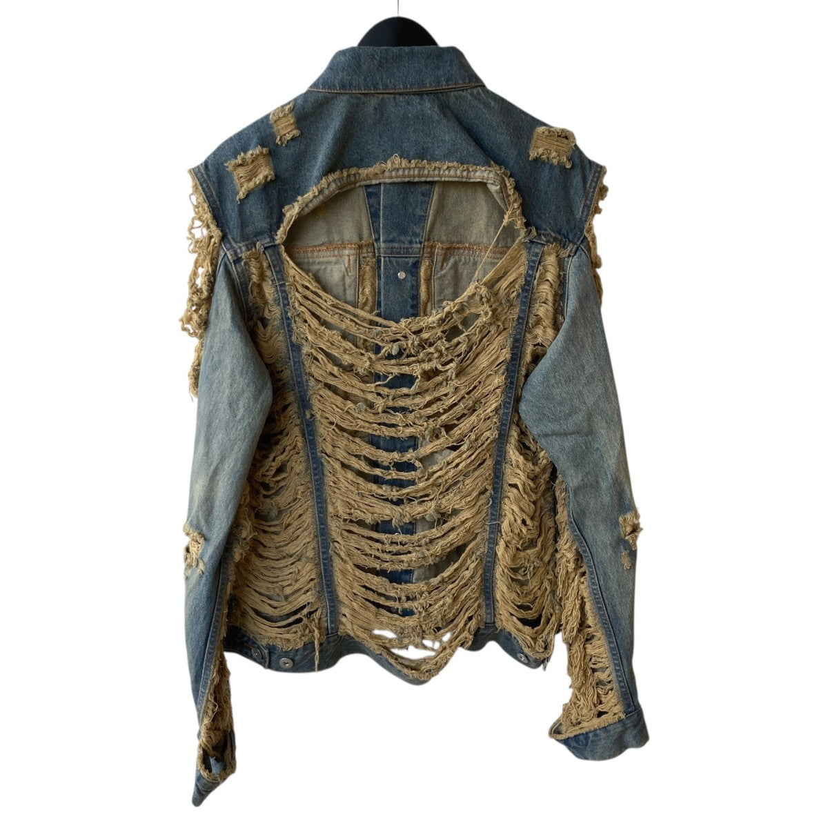 JUN／NAKAYAMA JN DISTRESSED DENIM JACKETデニムジャケット 古着・中古-2枚目のアイテム画像
