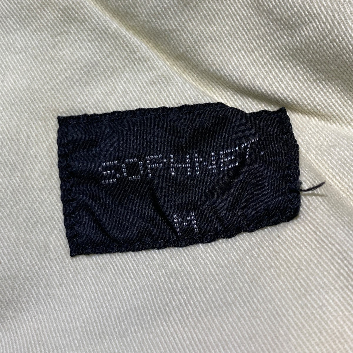 SOPHNET． WASHED LINEN DENIM STANDARD PANTSデニムパンツSOPH-240001 古着・中古-5枚目のアイテム画像
