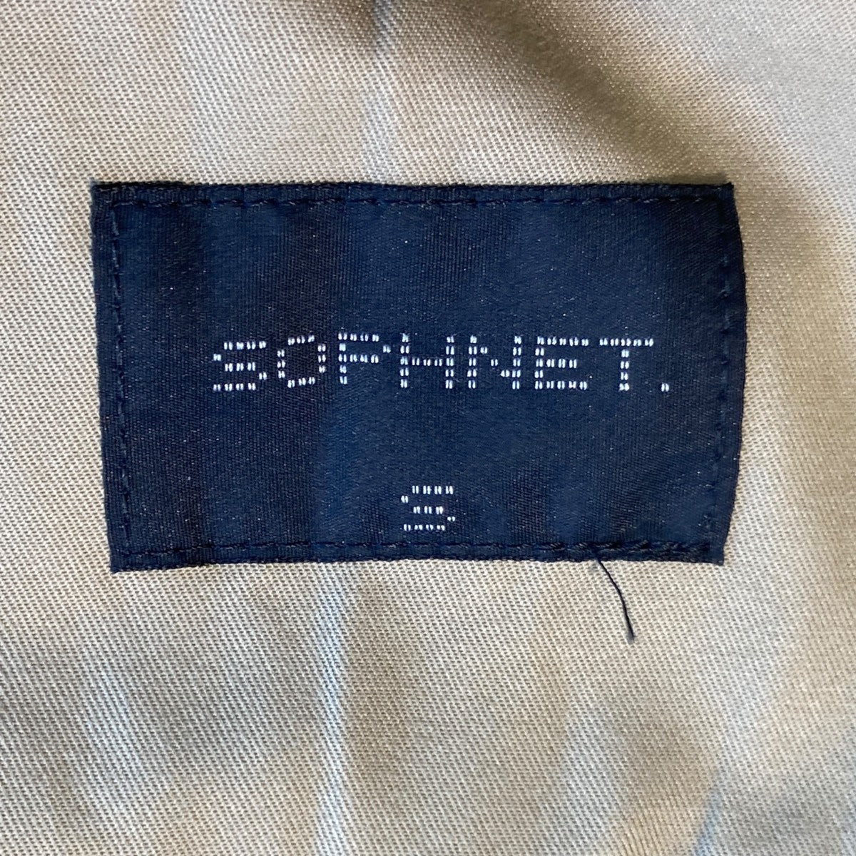 SOPHNET． BRUSHED GABARDINE FIELD JACKETシャツジャケットSOPH