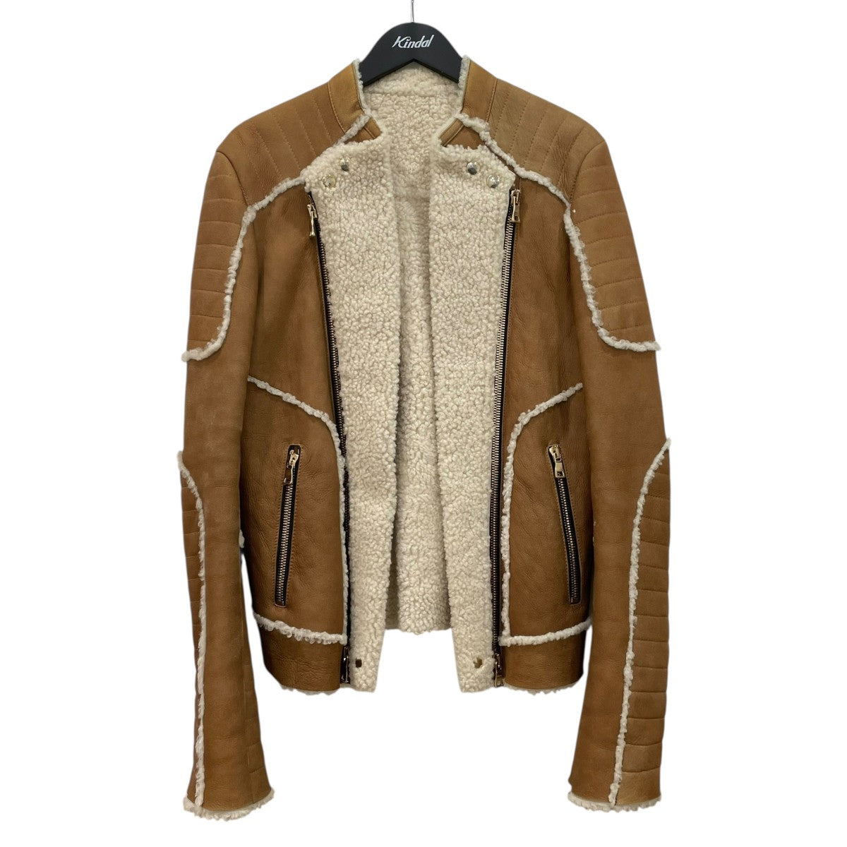 BALMAIN(バルマン) ムートンライダースW6HC264D683 W6HC264D683