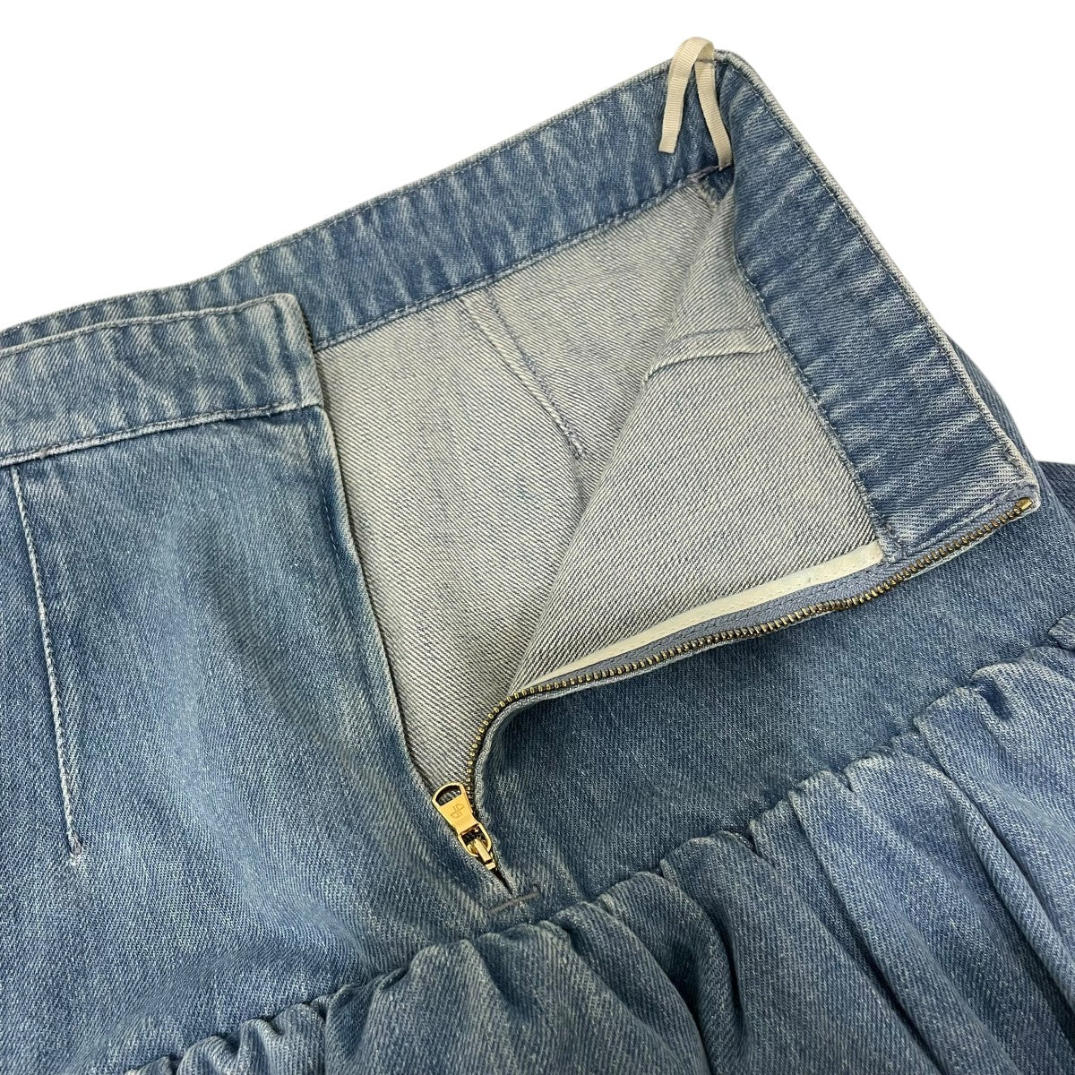 Patou コットンデニム ラッフル ミニスカートミニスカートSK0600008630B 古着・中古-4枚目のアイテム画像