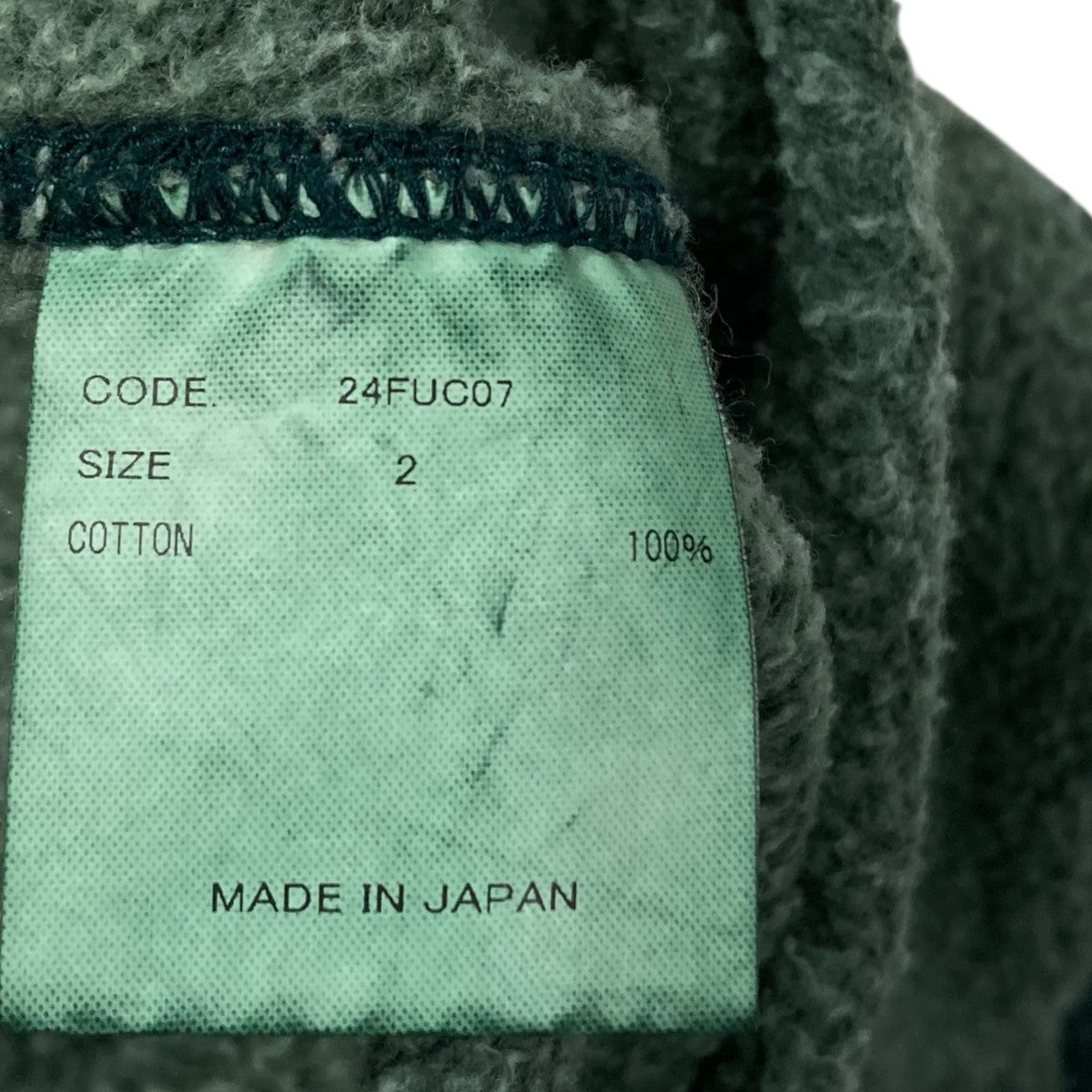 24AWCREW NECK SWEAT 製品染＋バイオ加工クルーネックスウェット24FUC07