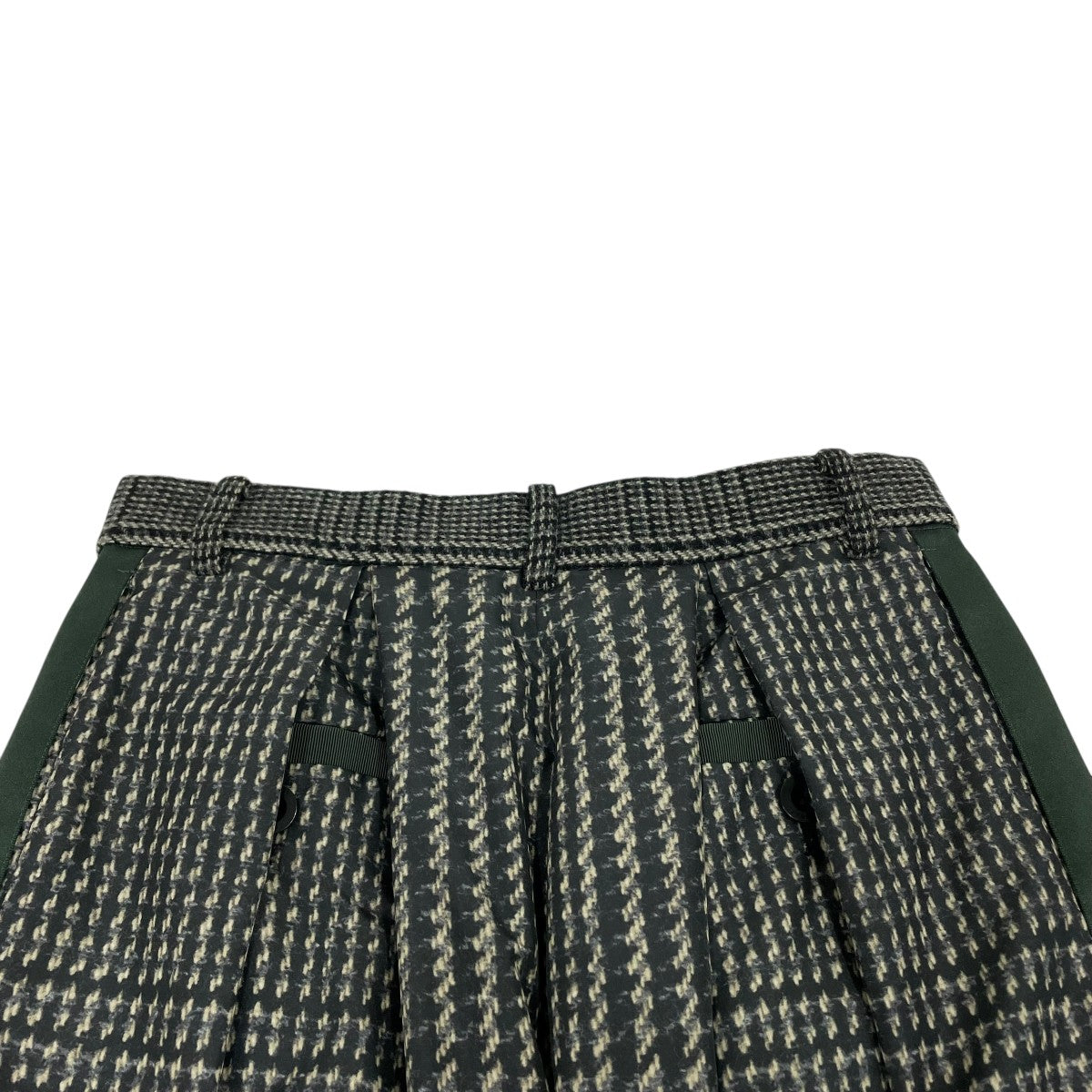 sacai(サカイ) 千鳥格子タックスカート20-05336 20-05336 グレー