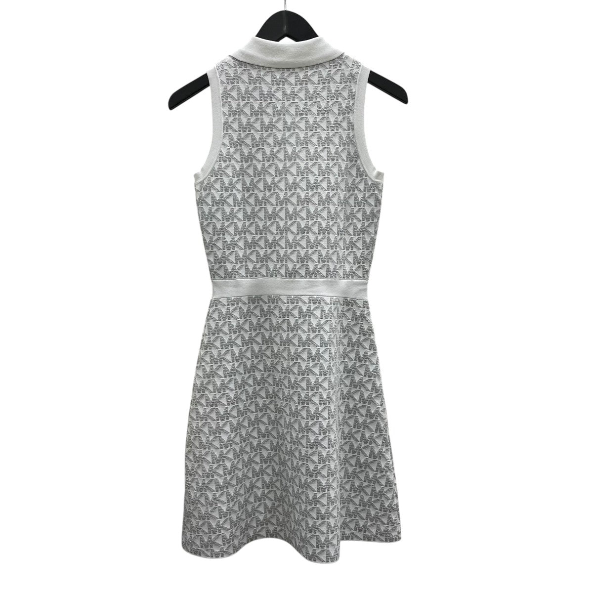 Metallic Logo Jacquard Polo DressノースリーブワンピースMS381OS7TV