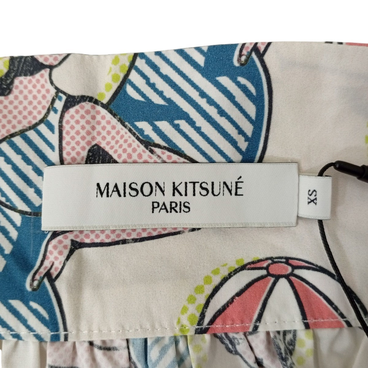 MAISON KITSUNE 総柄ラップスカートKW01551WC4025 古着・中古-5枚目のアイテム画像