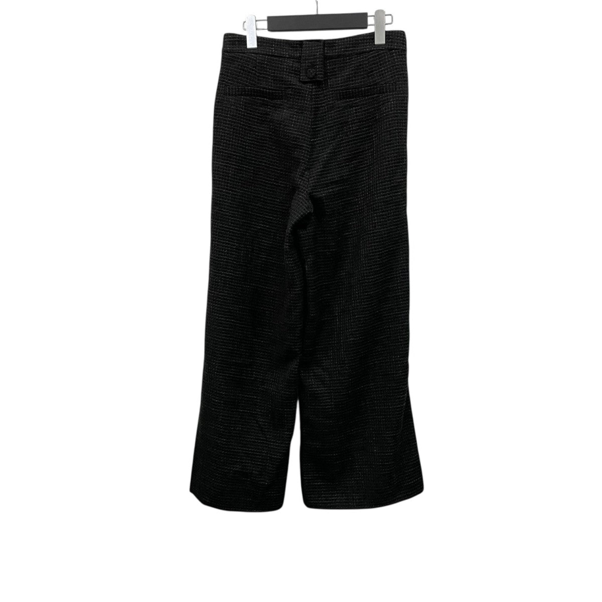 monotone tweed wide pants