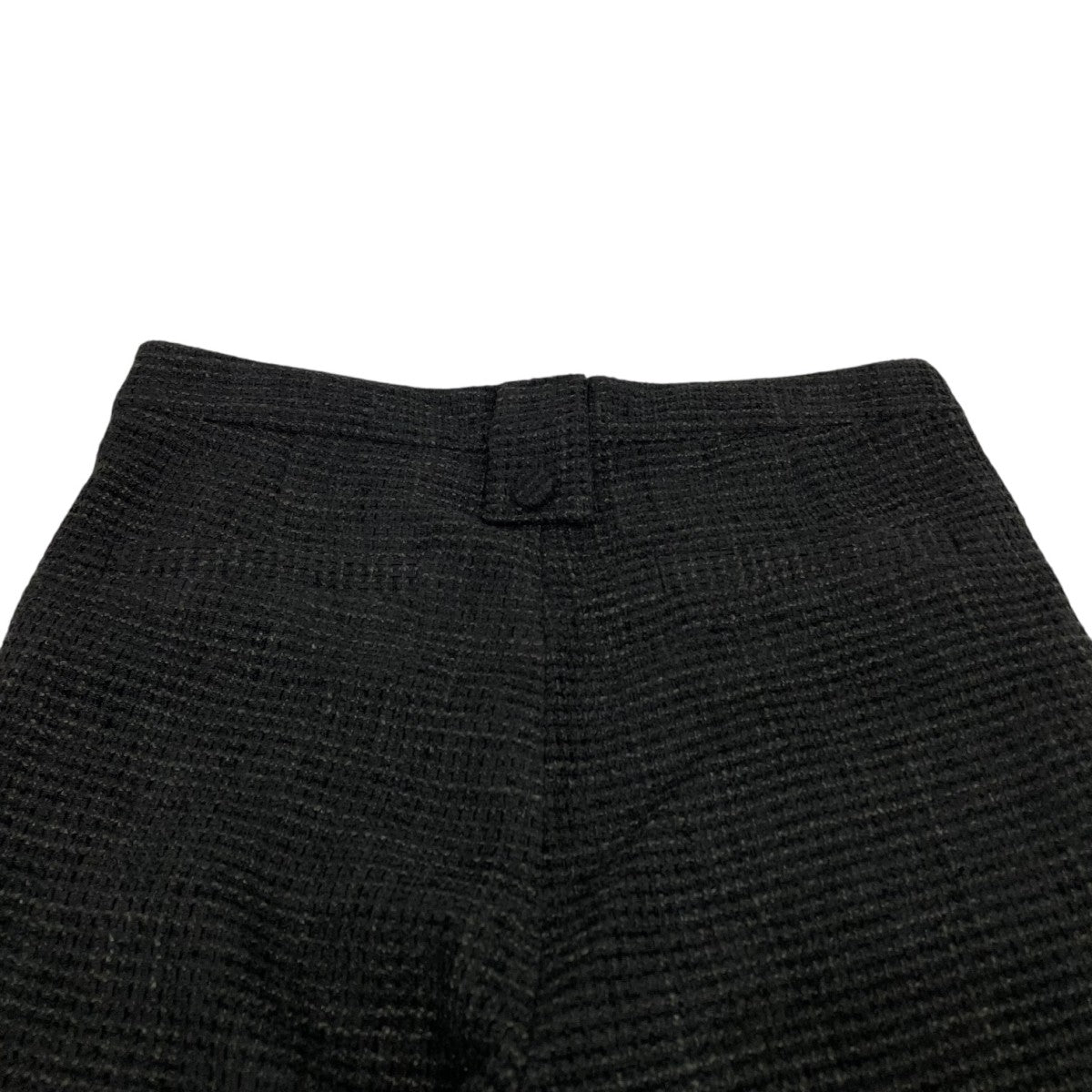 monotone tweed wide pants